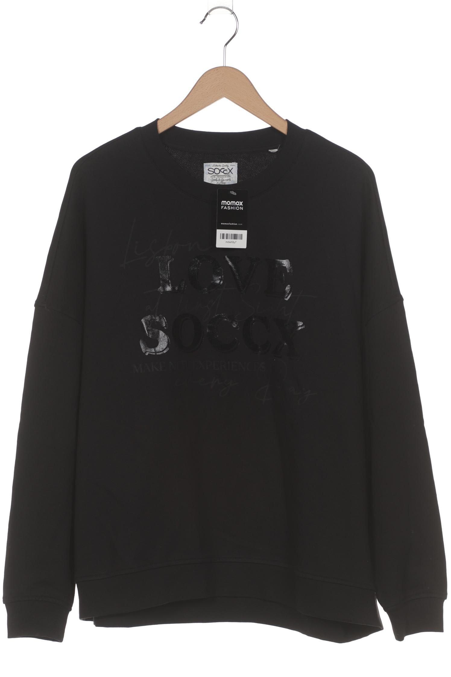 

Soccx Damen Sweatshirt, schwarz, Gr. 46