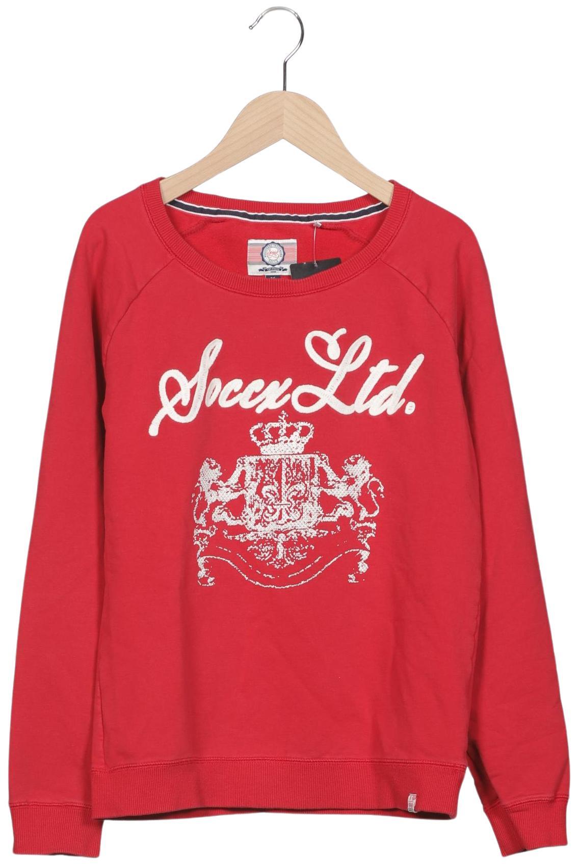 

Soccx Damen Sweatshirt, rot, Gr. 36