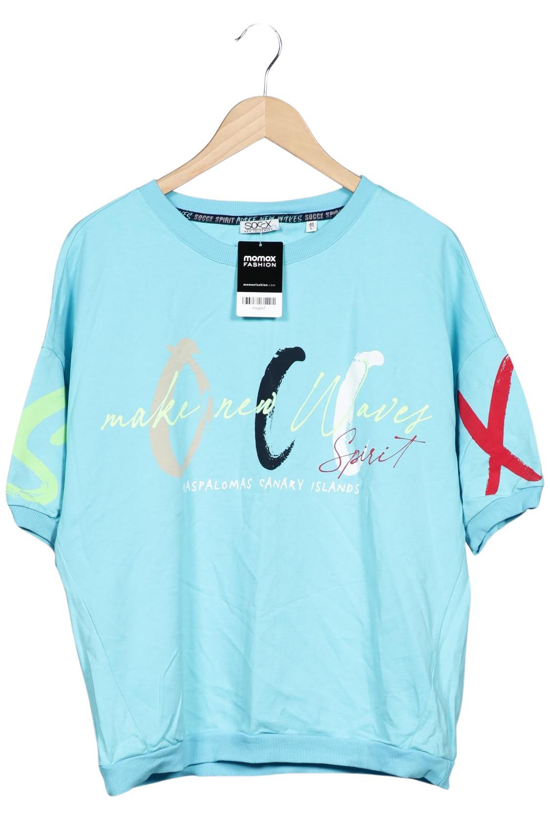 

Soccx Damen Sweatshirt, hellblau, Gr. 40