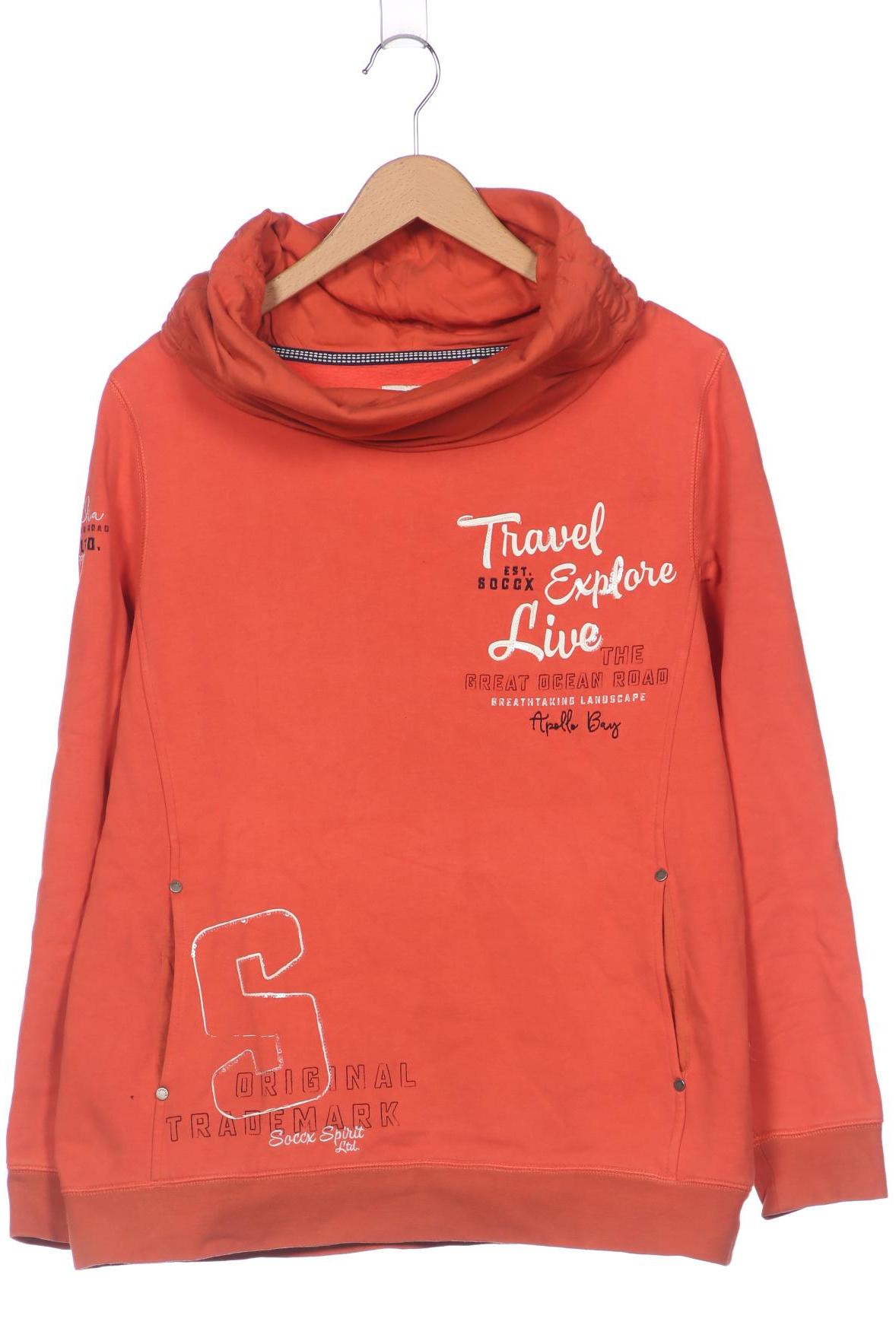 

Soccx Damen Sweatshirt, rot, Gr. 40