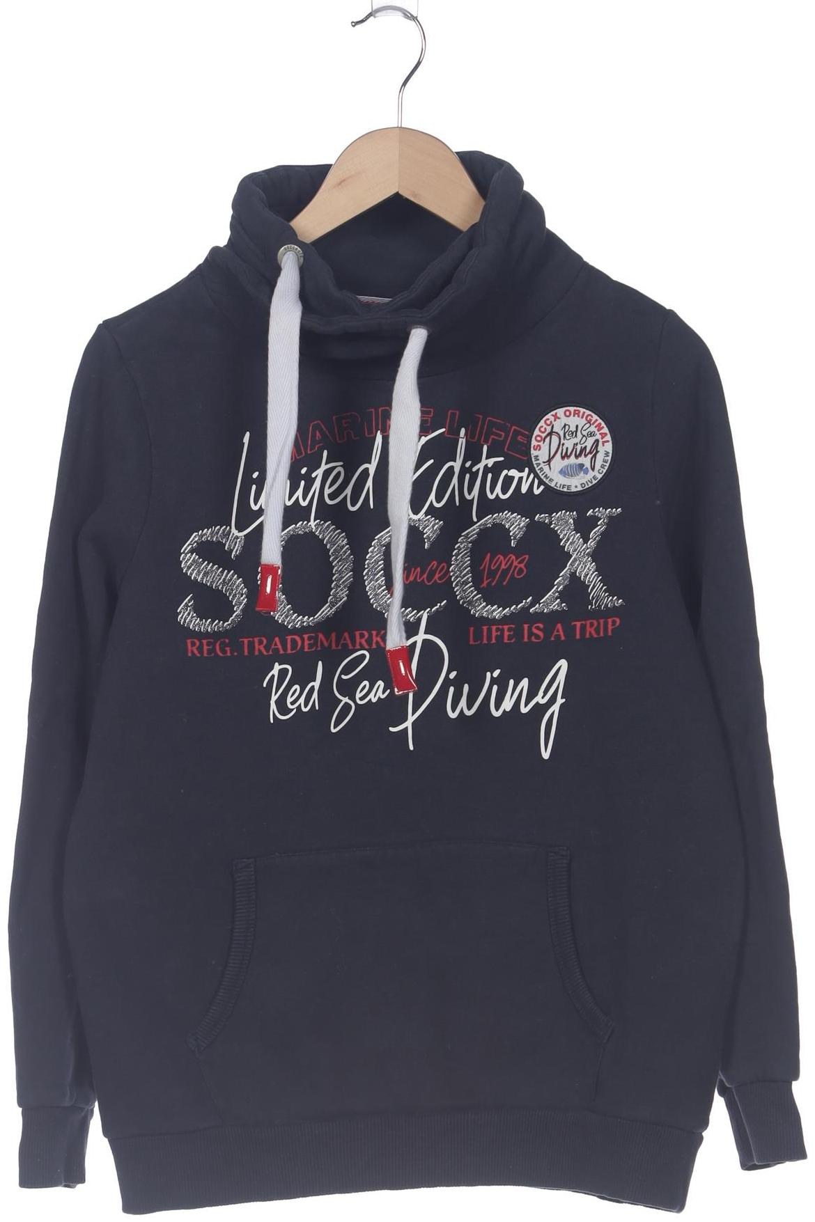 

Soccx Damen Sweatshirt, marineblau, Gr. 38