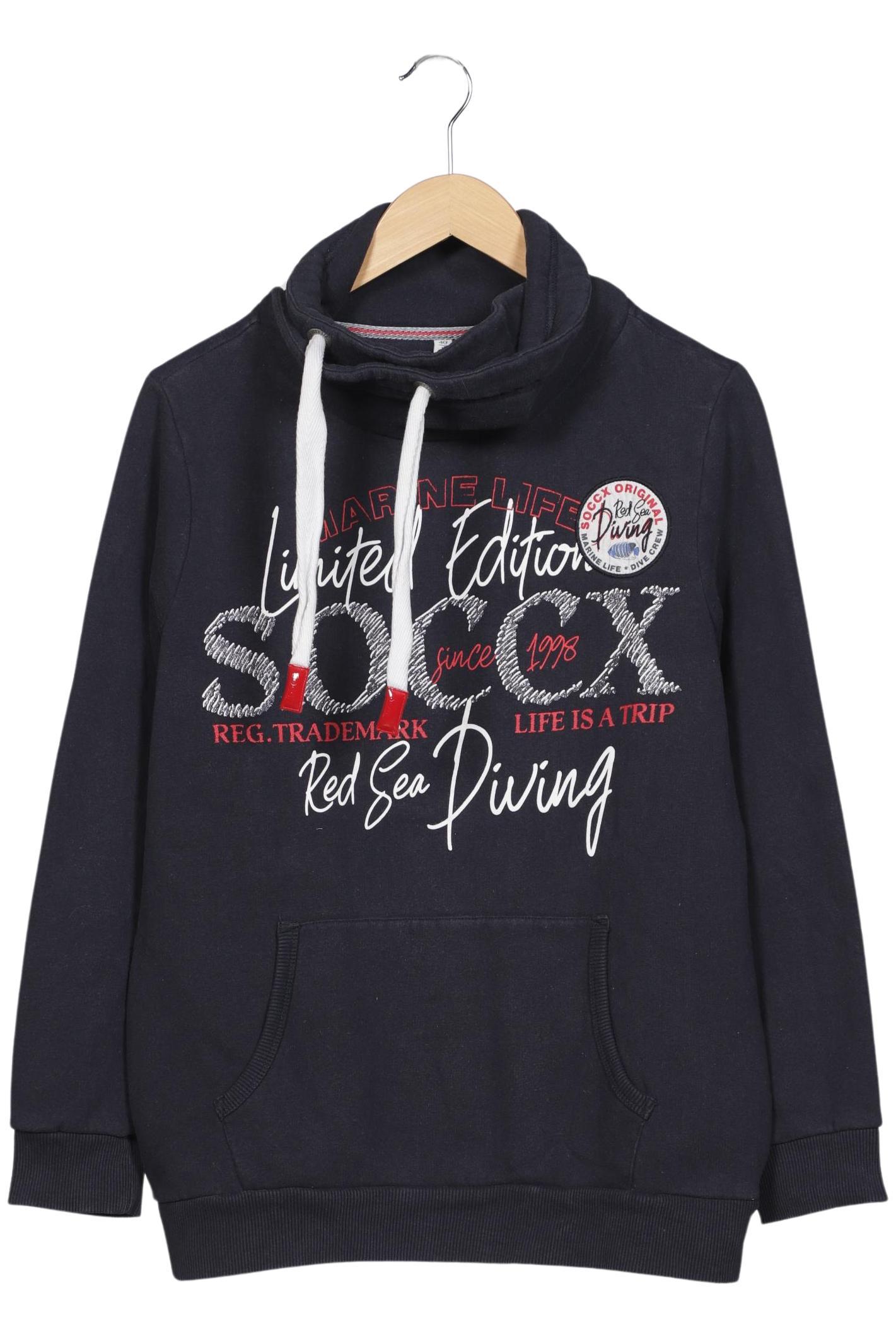 

Soccx Damen Sweatshirt, marineblau, Gr. 40