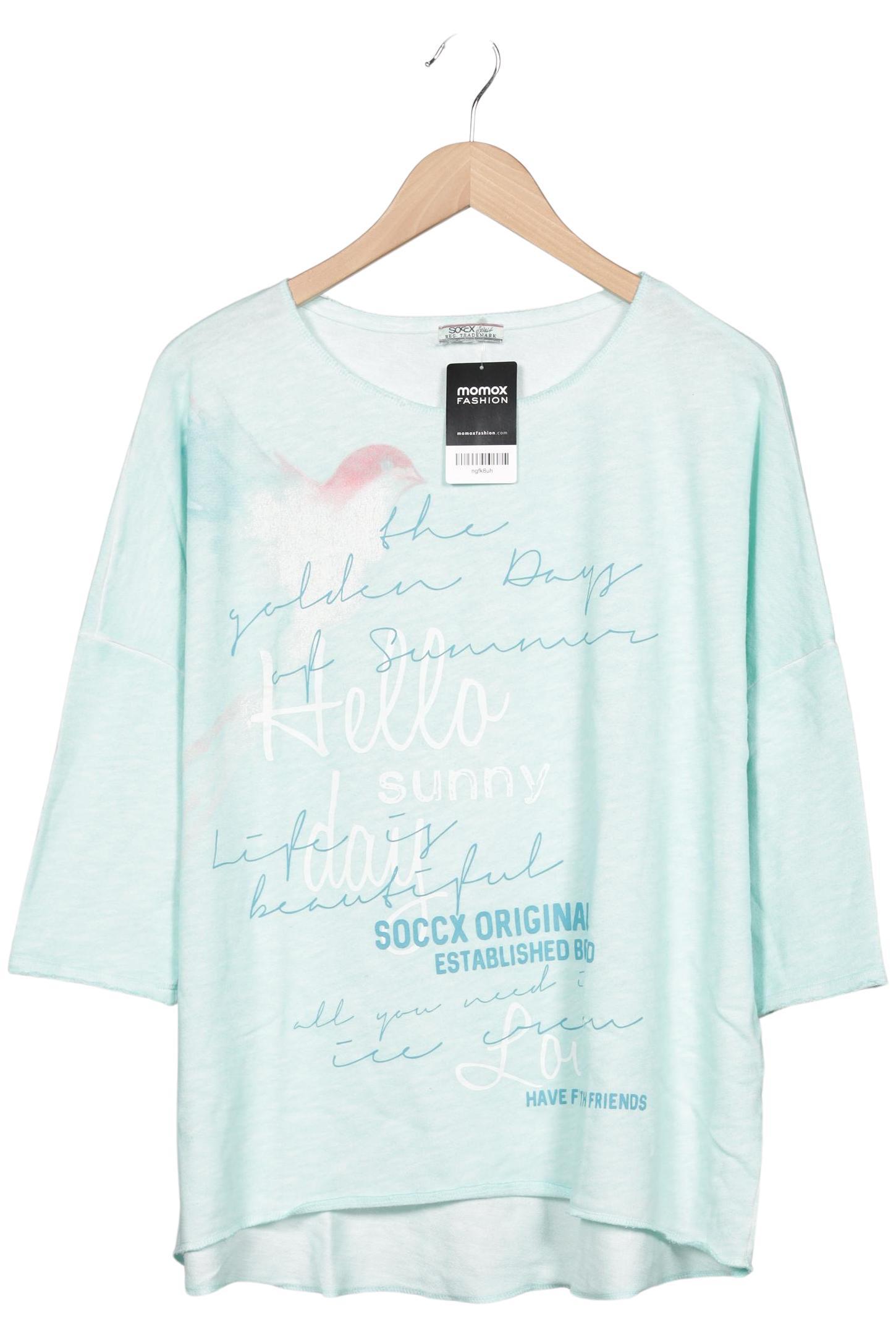 

Soccx Damen Sweatshirt, hellgrün, Gr. 42