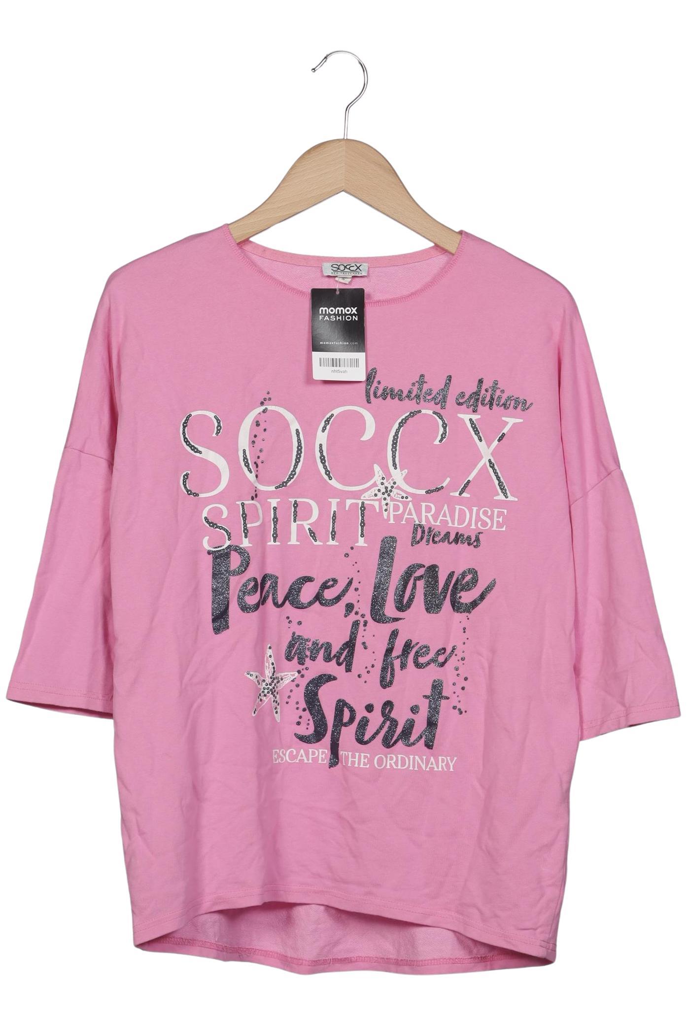 

Soccx Damen Sweatshirt, pink, Gr. 34