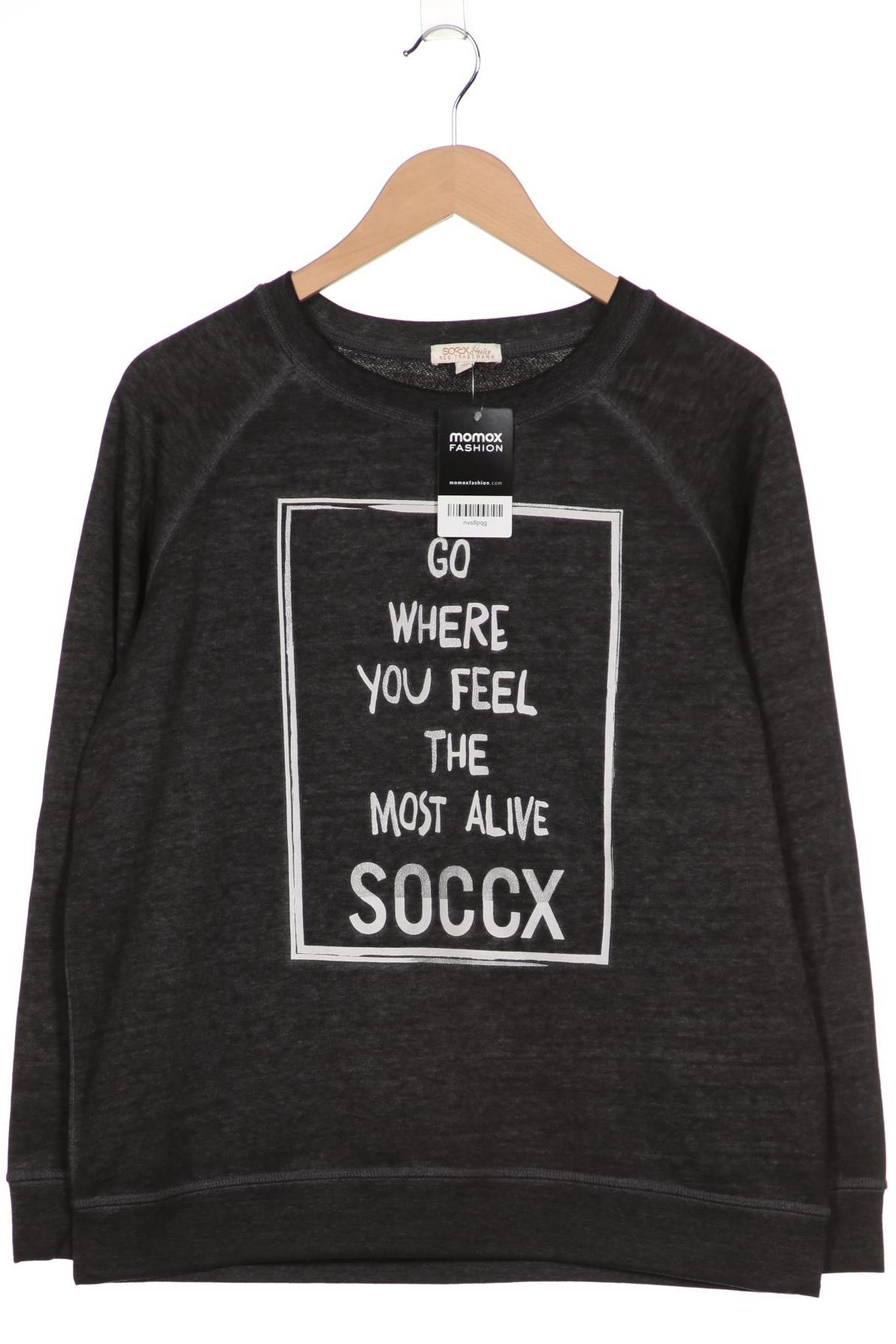 

SOCCX Damen Sweatshirt, grau