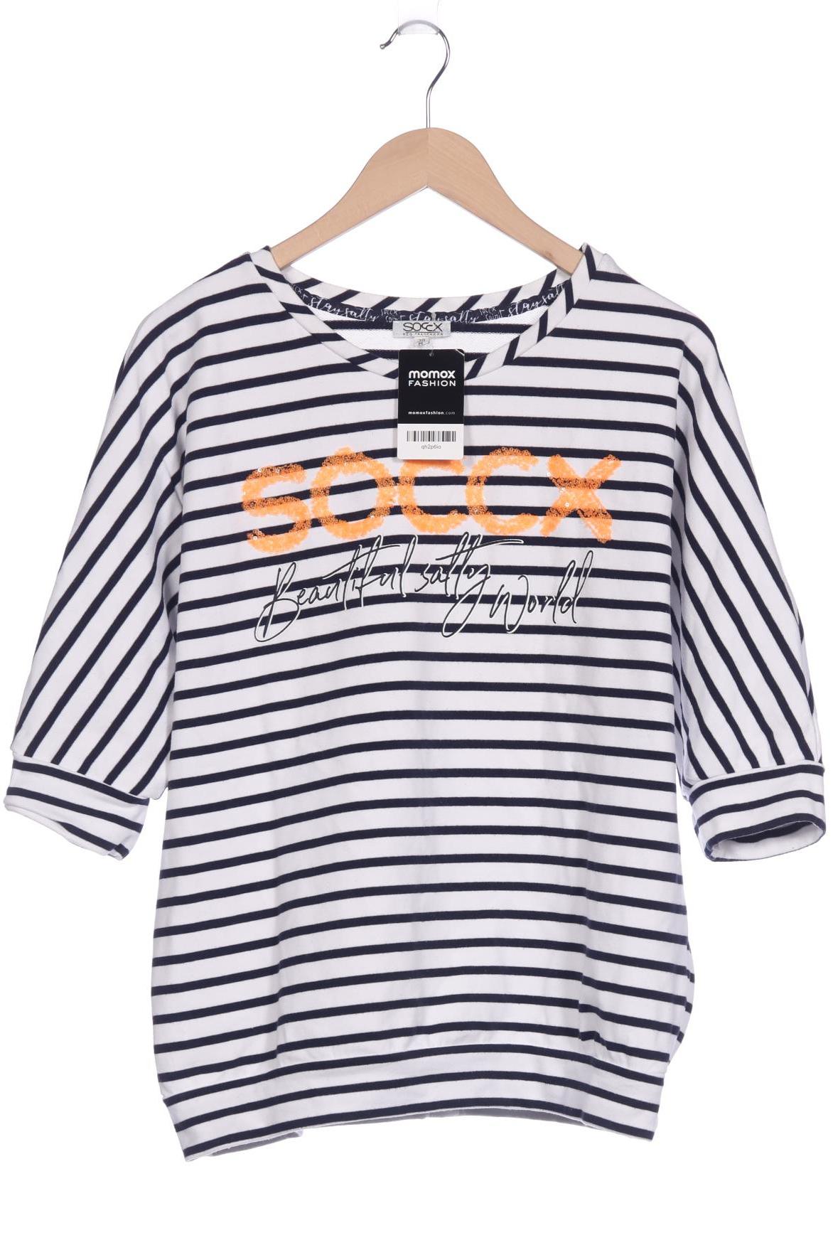 

Soccx Damen Sweatshirt, weiß, Gr. 38