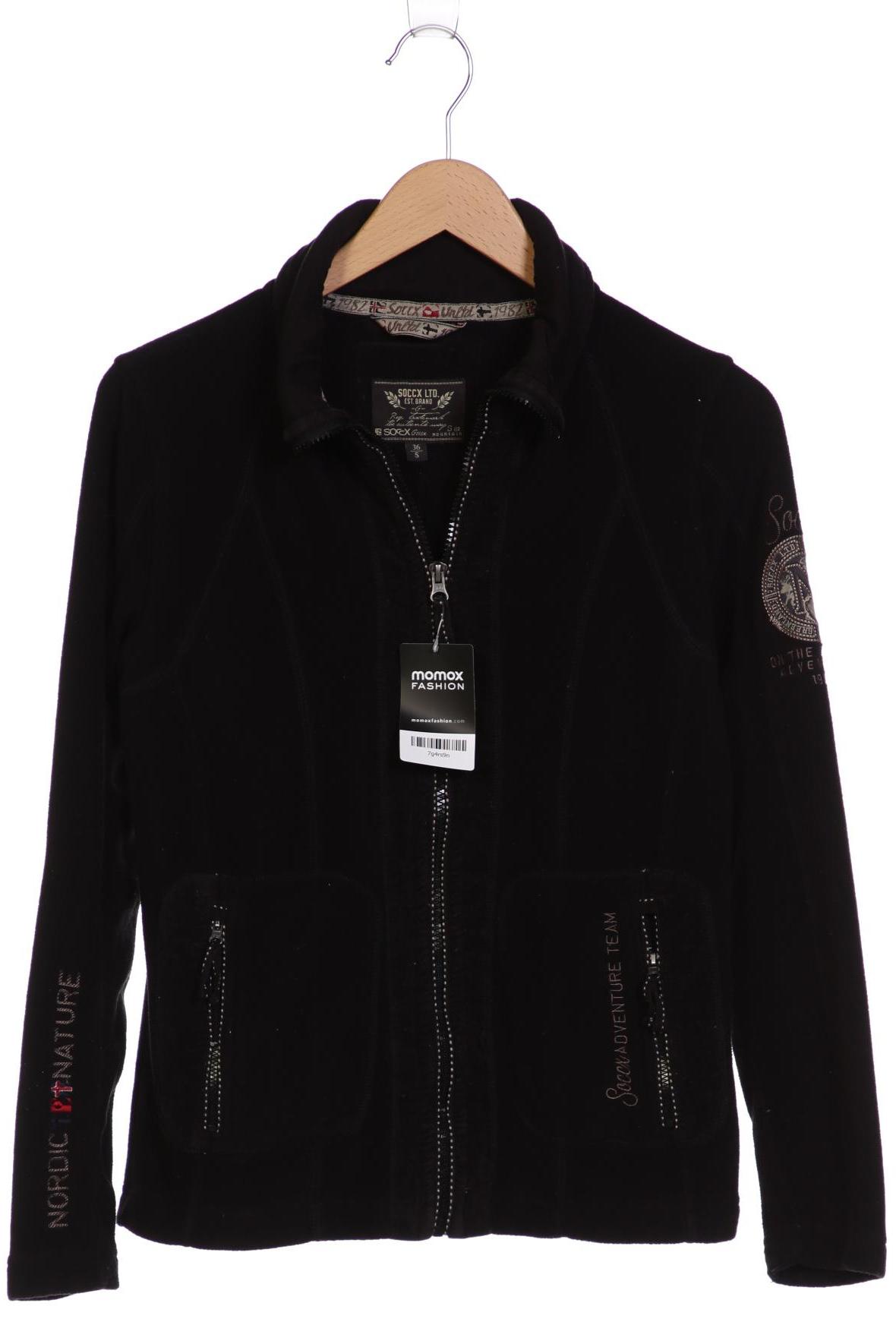 

SOCCX Damen Sweatshirt, schwarz