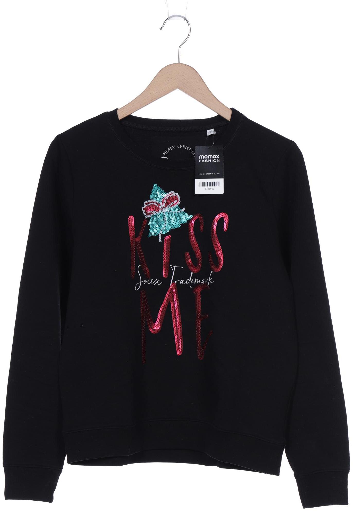 

SOCCX Damen Sweatshirt, schwarz