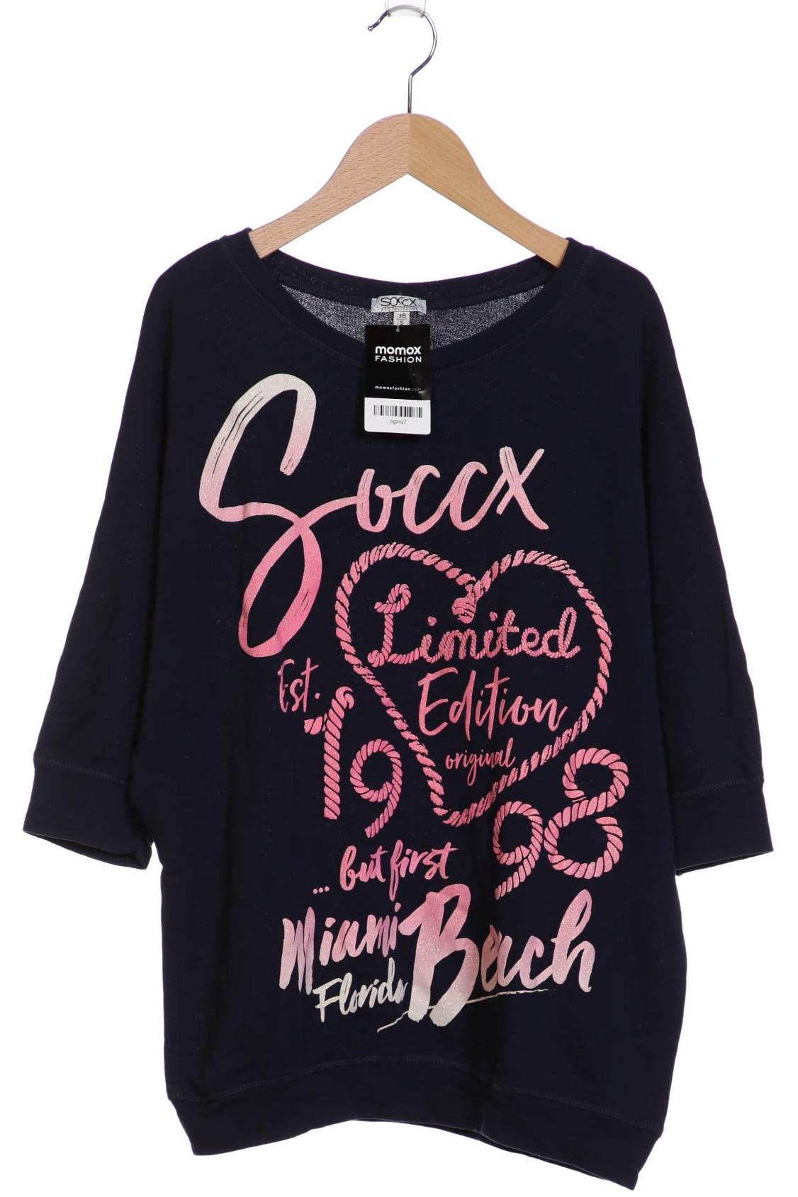

Soccx Damen Sweatshirt, marineblau, Gr. 36
