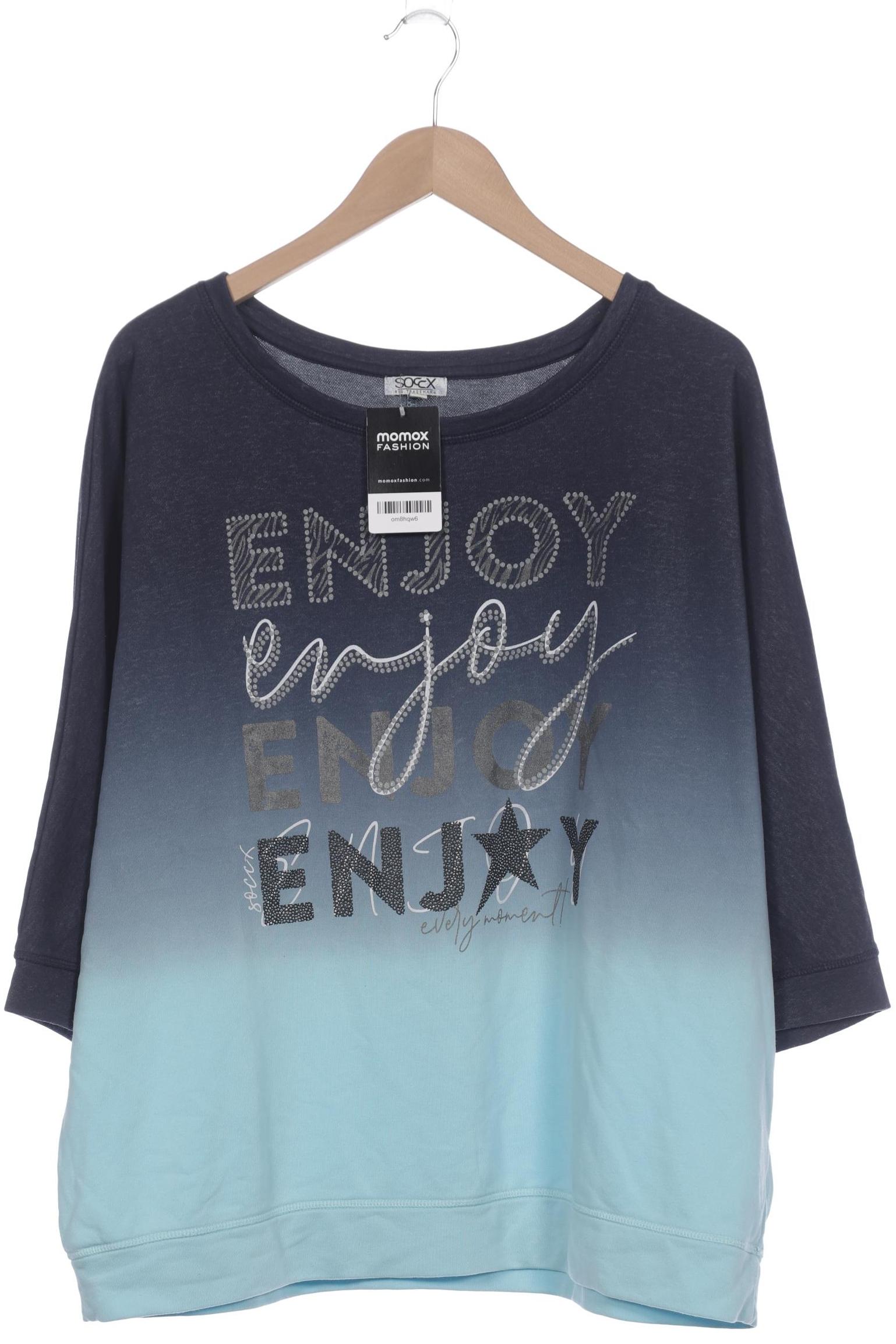 

Soccx Damen Sweatshirt, blau, Gr. 46
