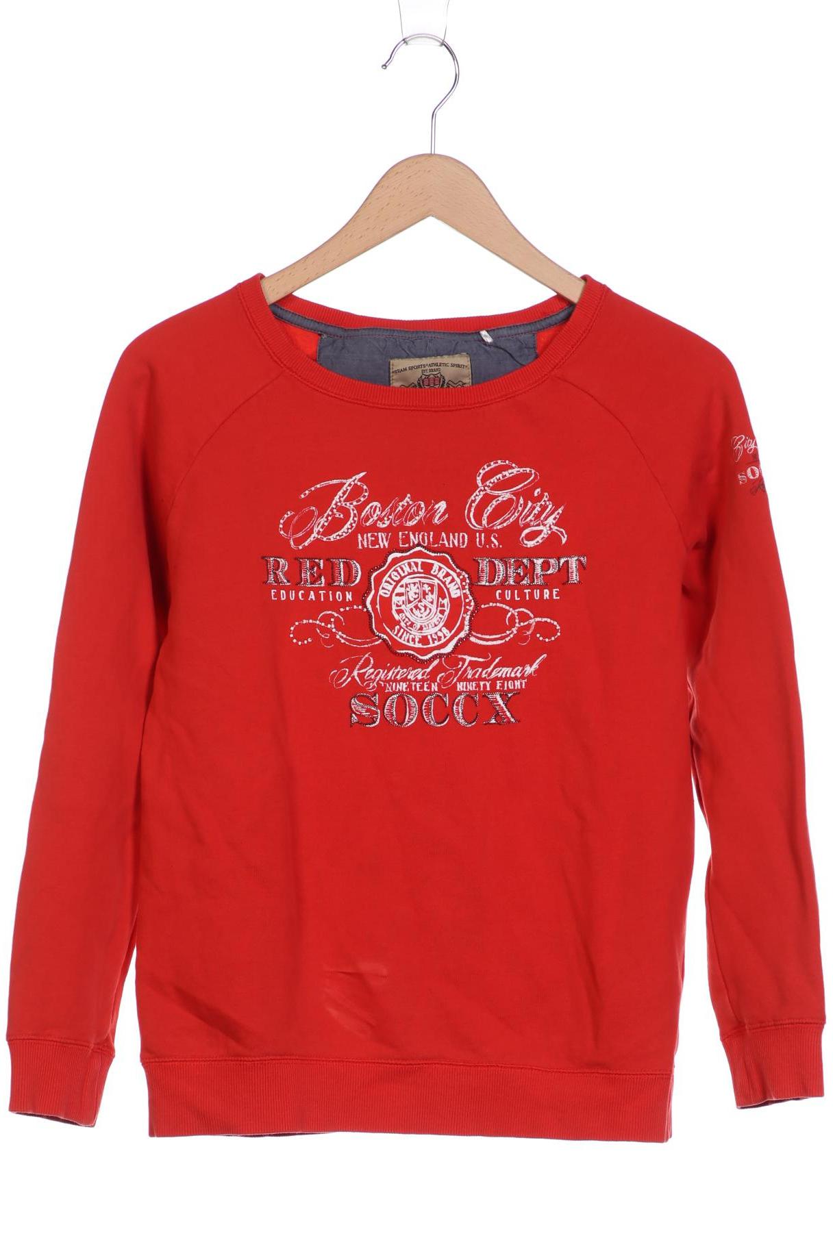 

Soccx Damen Sweatshirt, rot, Gr. 38