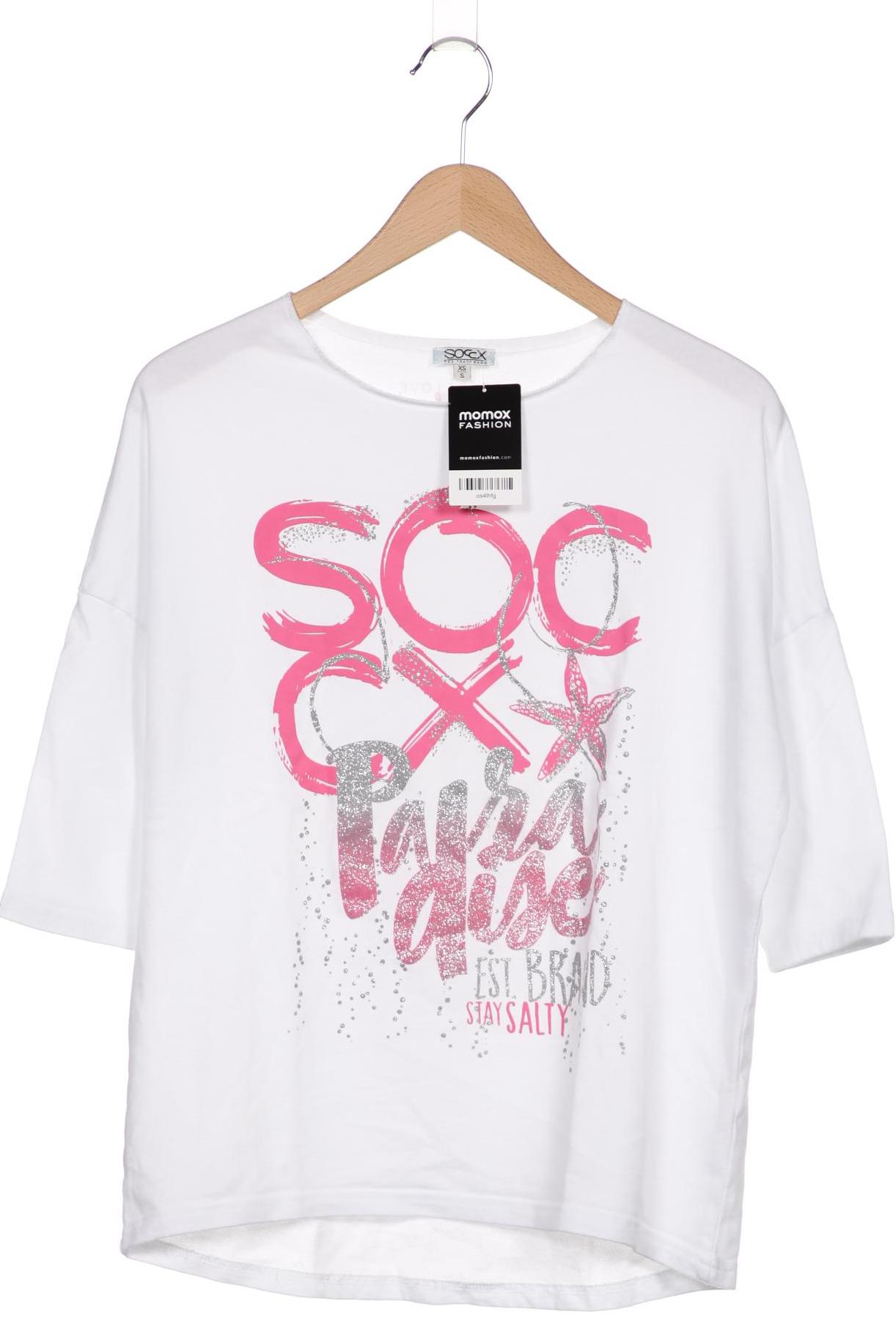 

SOCCX Damen Sweatshirt, weiß