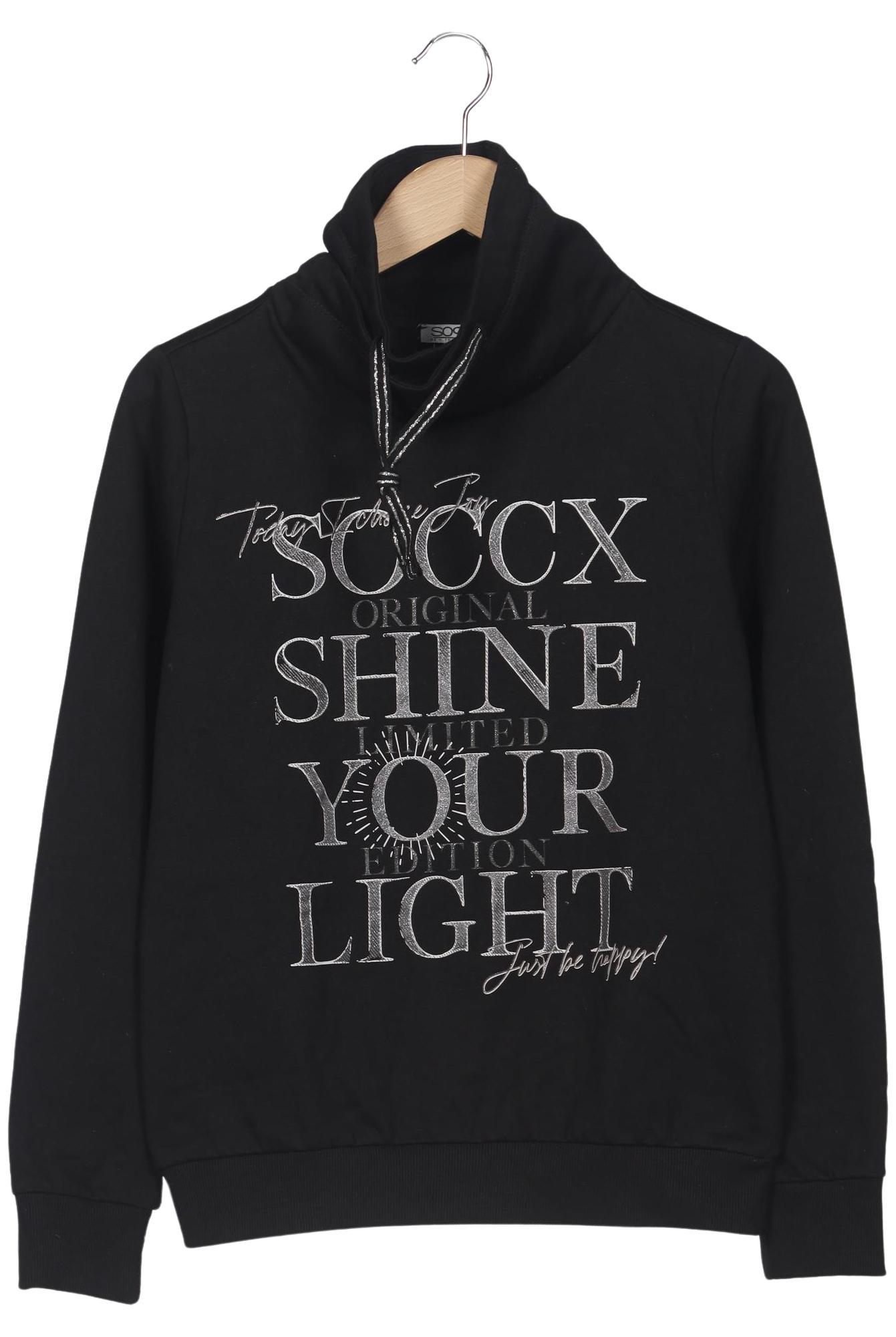 

Soccx Damen Sweatshirt, schwarz, Gr. 36