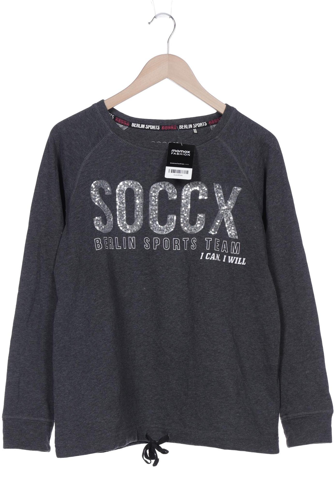 

Soccx Damen Sweatshirt, grau, Gr. 40