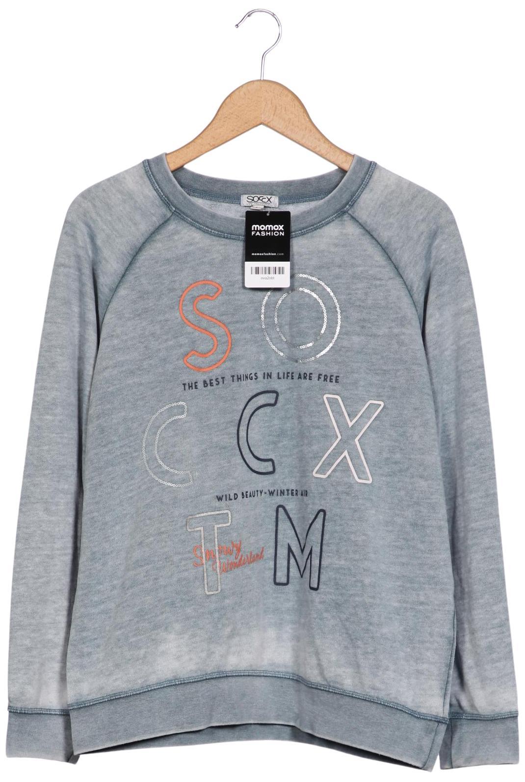 

Soccx Damen Sweatshirt, hellblau, Gr. 38