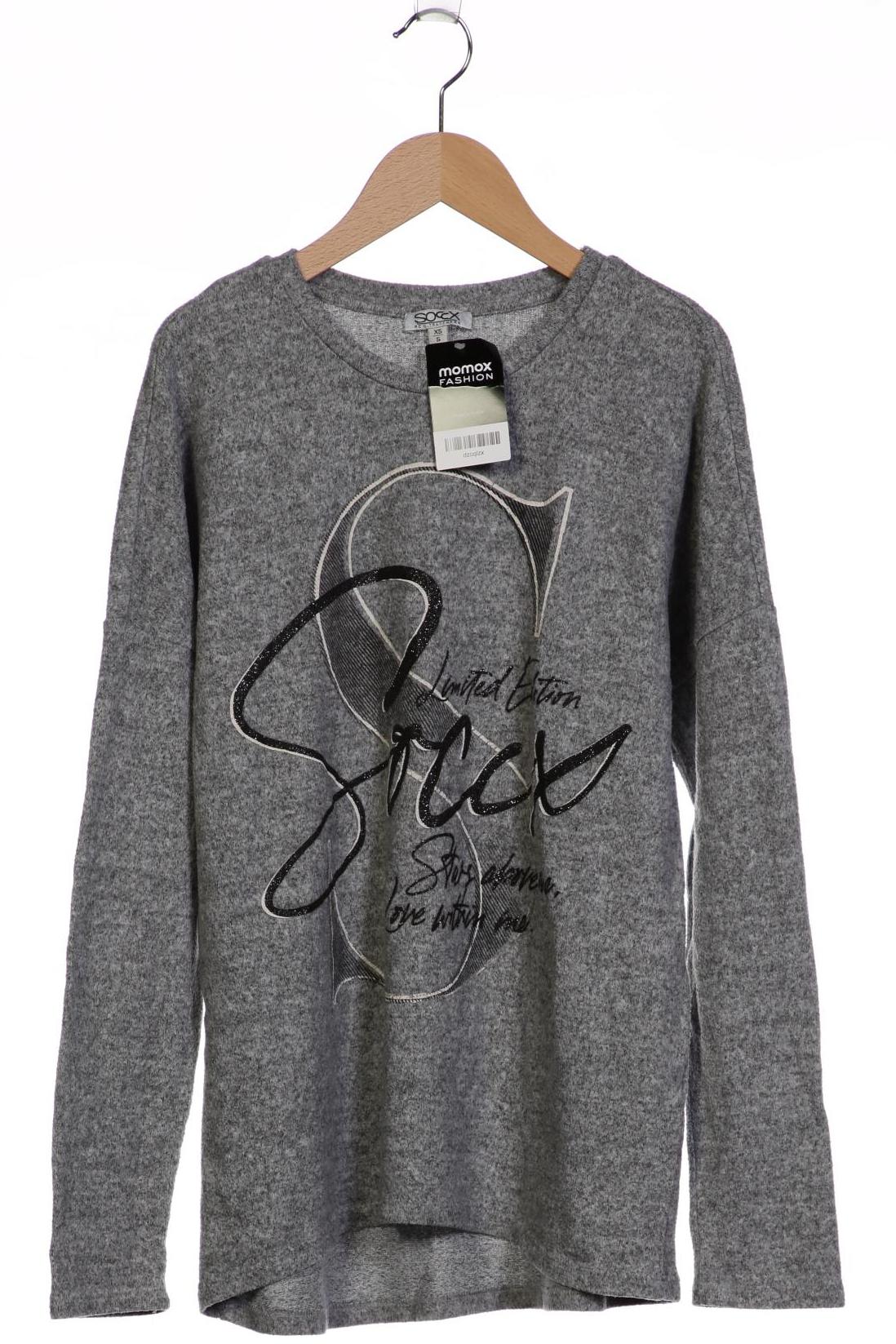

Soccx Damen Sweatshirt, grau, Gr. 34