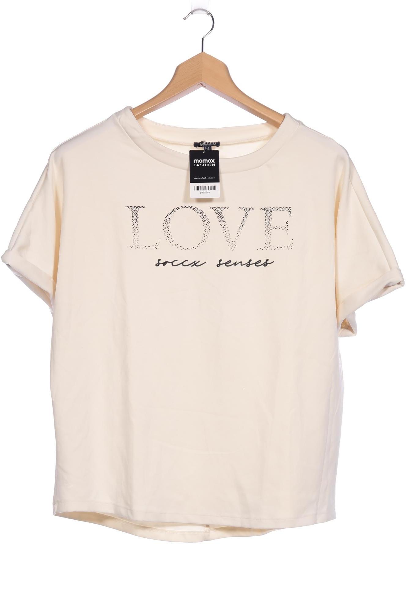 

Soccx Damen Sweatshirt, cremeweiß, Gr. 44