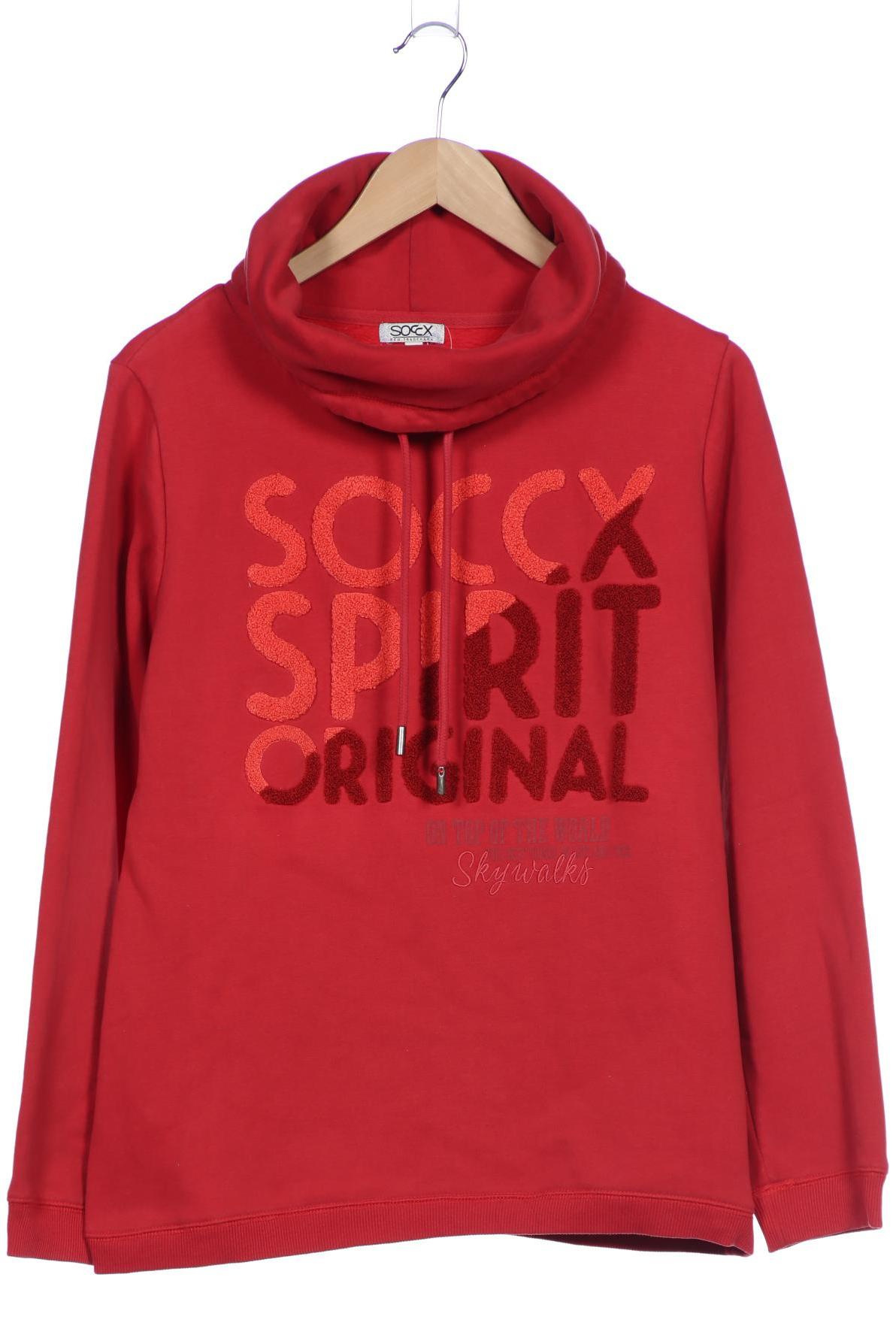 

Soccx Damen Sweatshirt, rot, Gr. 40