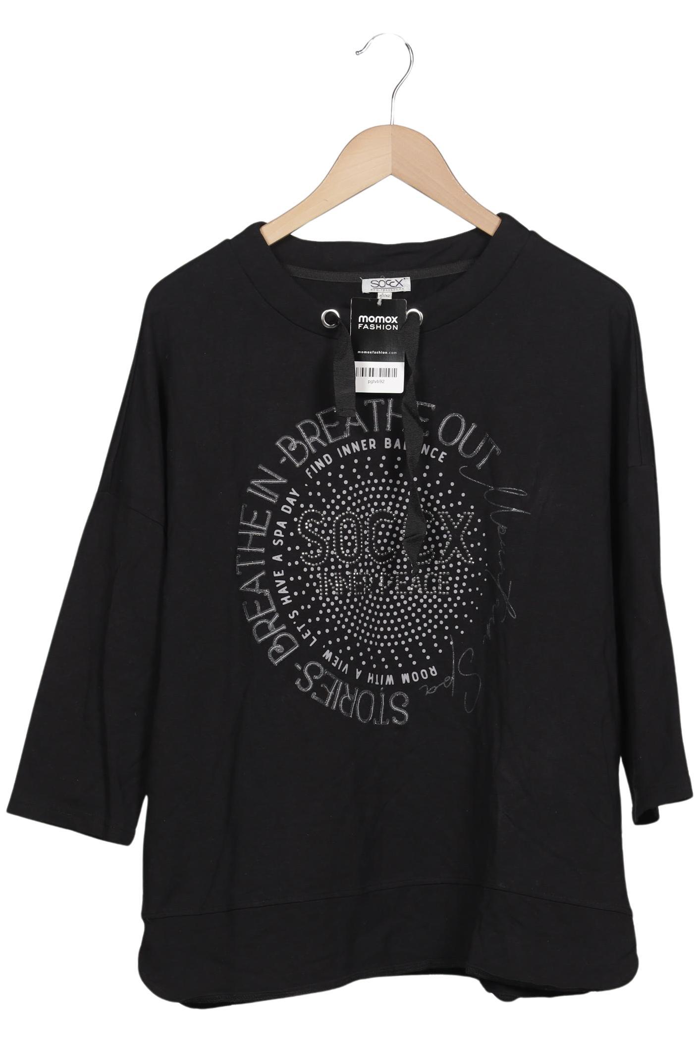 

Soccx Damen Sweatshirt, schwarz, Gr. 42