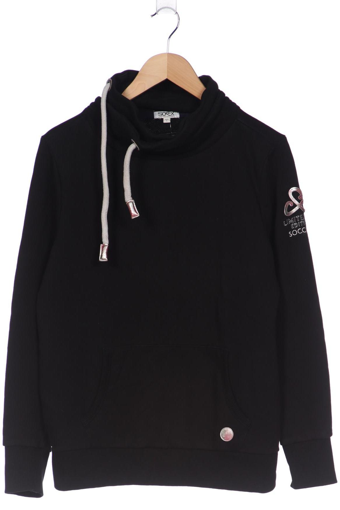 

SOCCX Damen Sweatshirt, schwarz