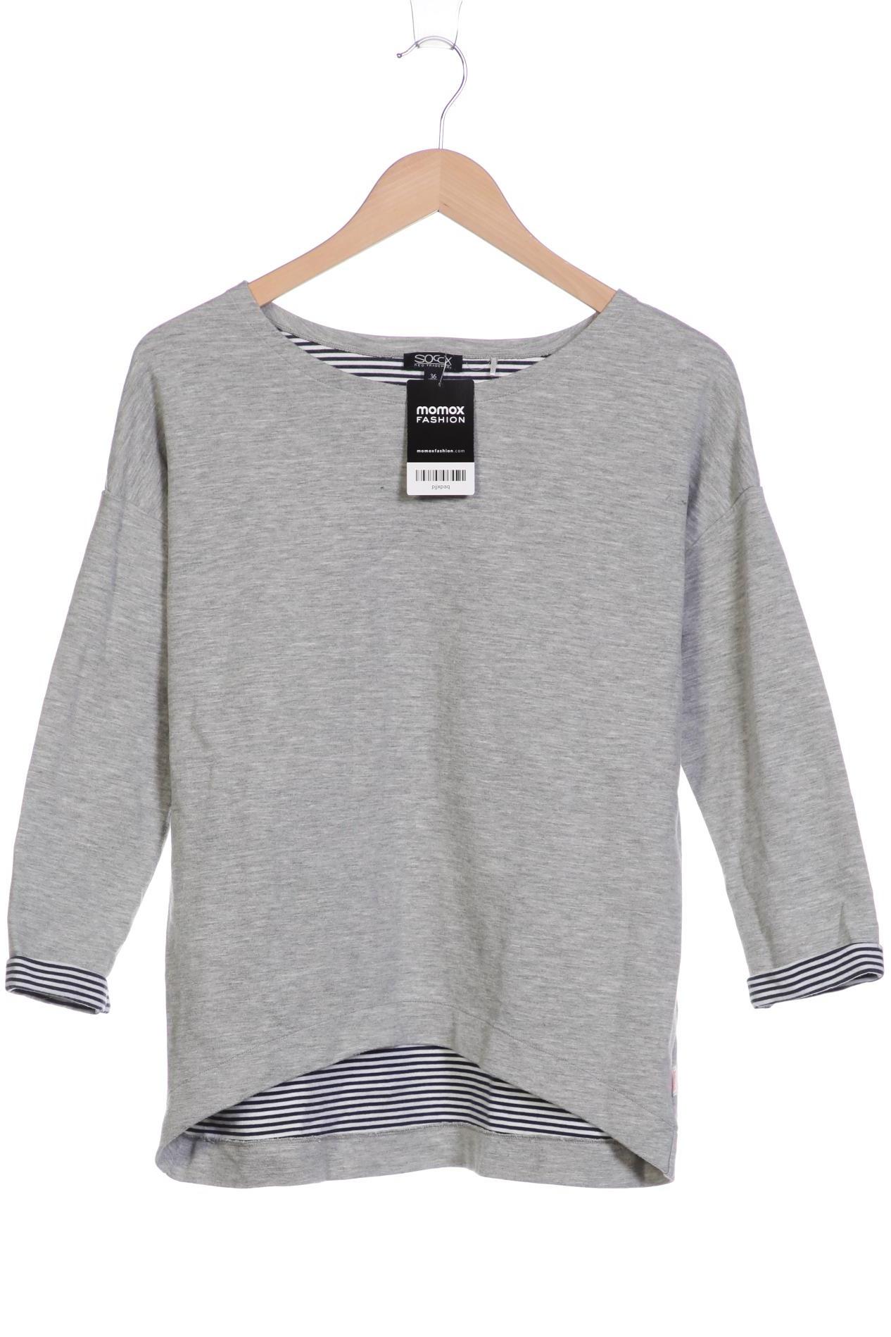 

SOCCX Damen Sweatshirt, grau