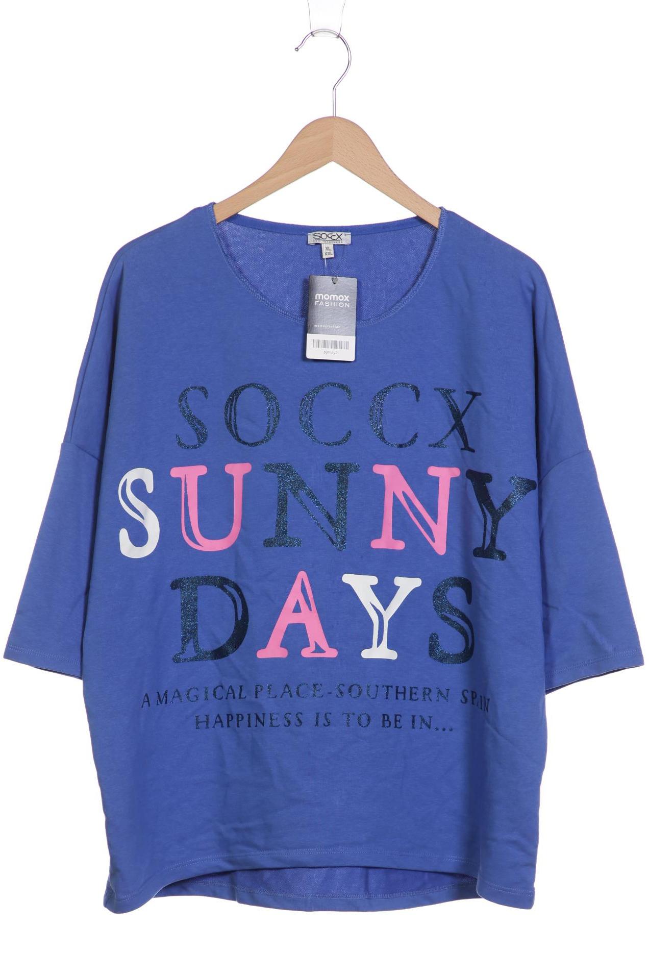 

SOCCX Damen Sweatshirt, blau