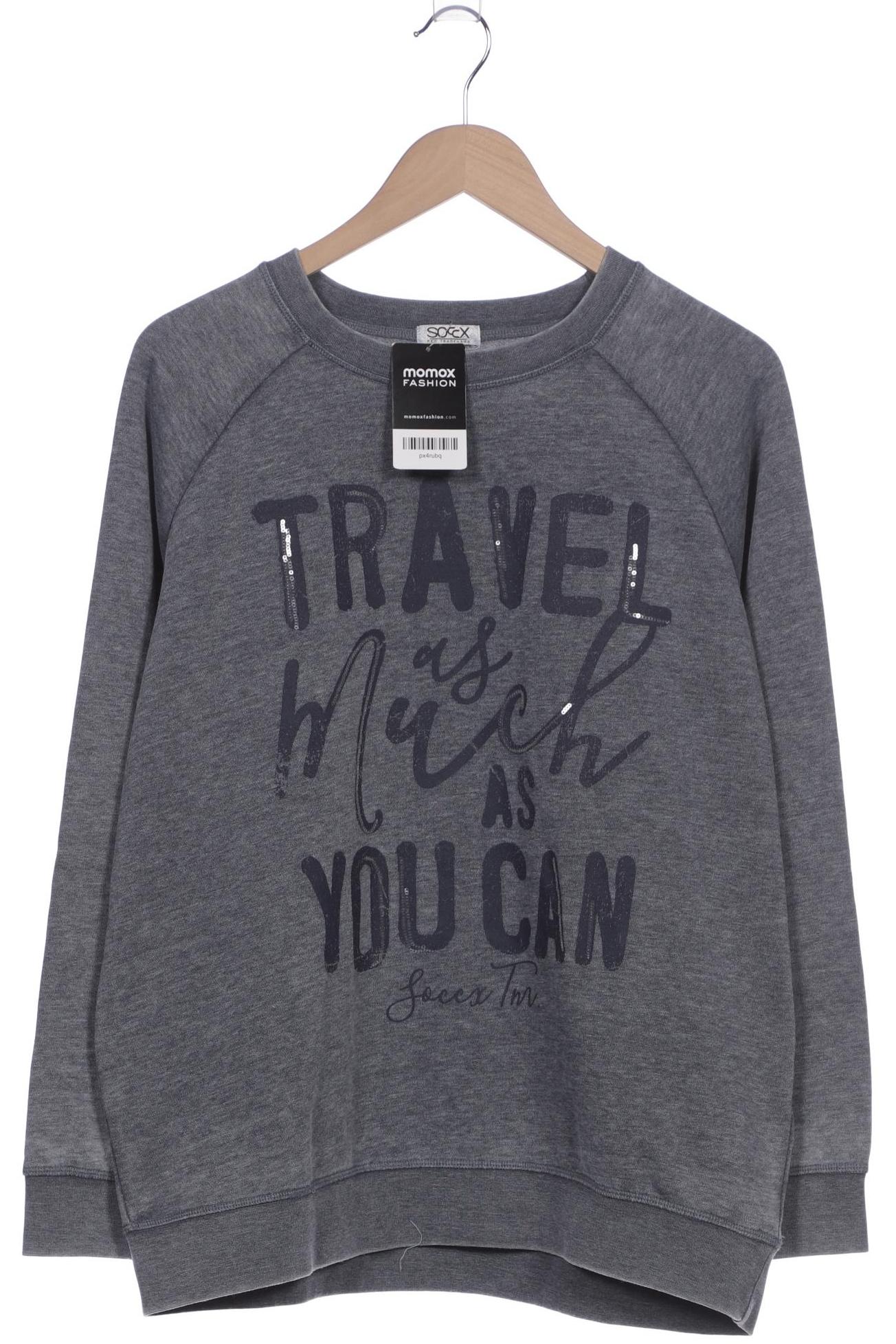 

Soccx Damen Sweatshirt, blau, Gr. 42