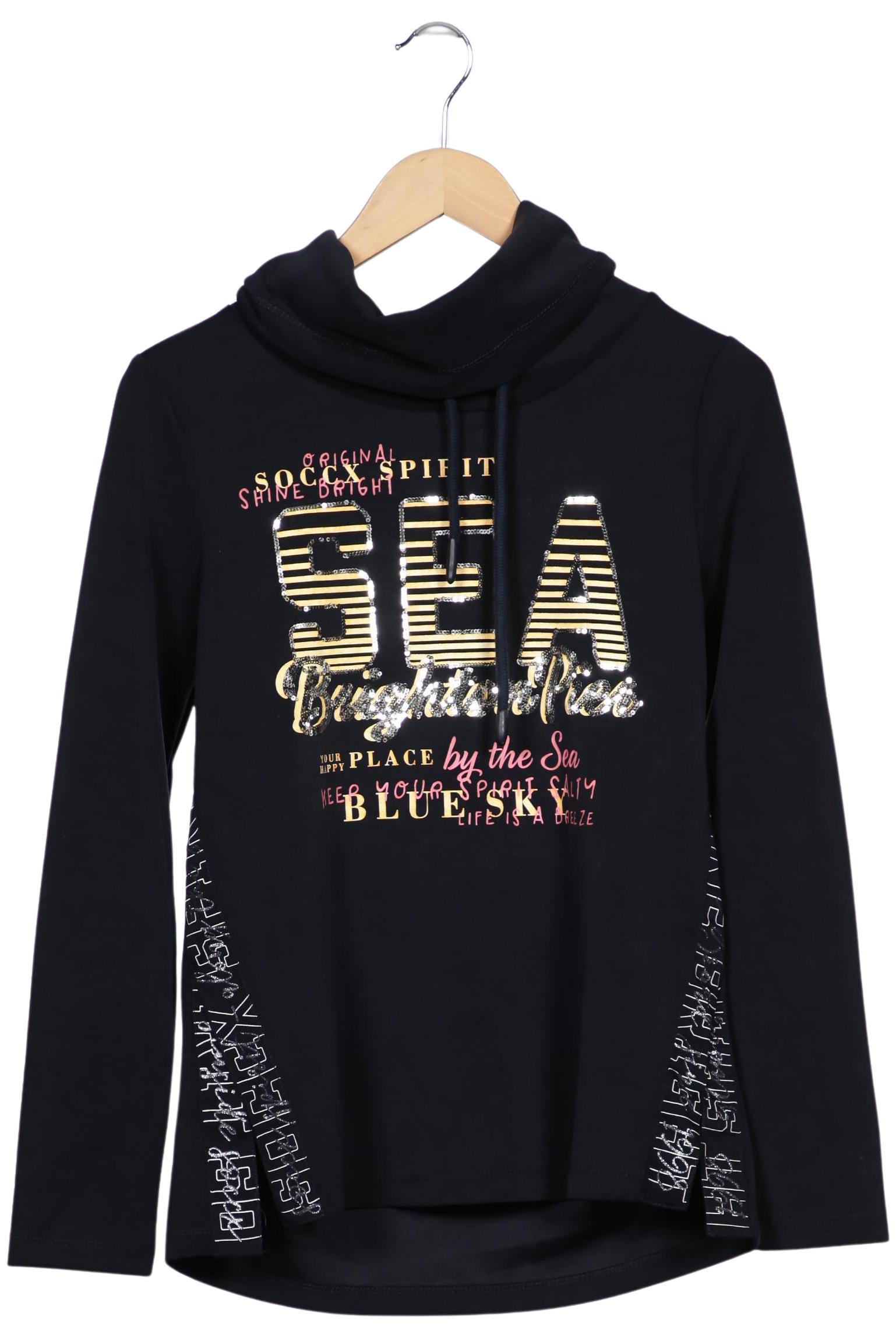 

Soccx Damen Sweatshirt, schwarz, Gr. 36