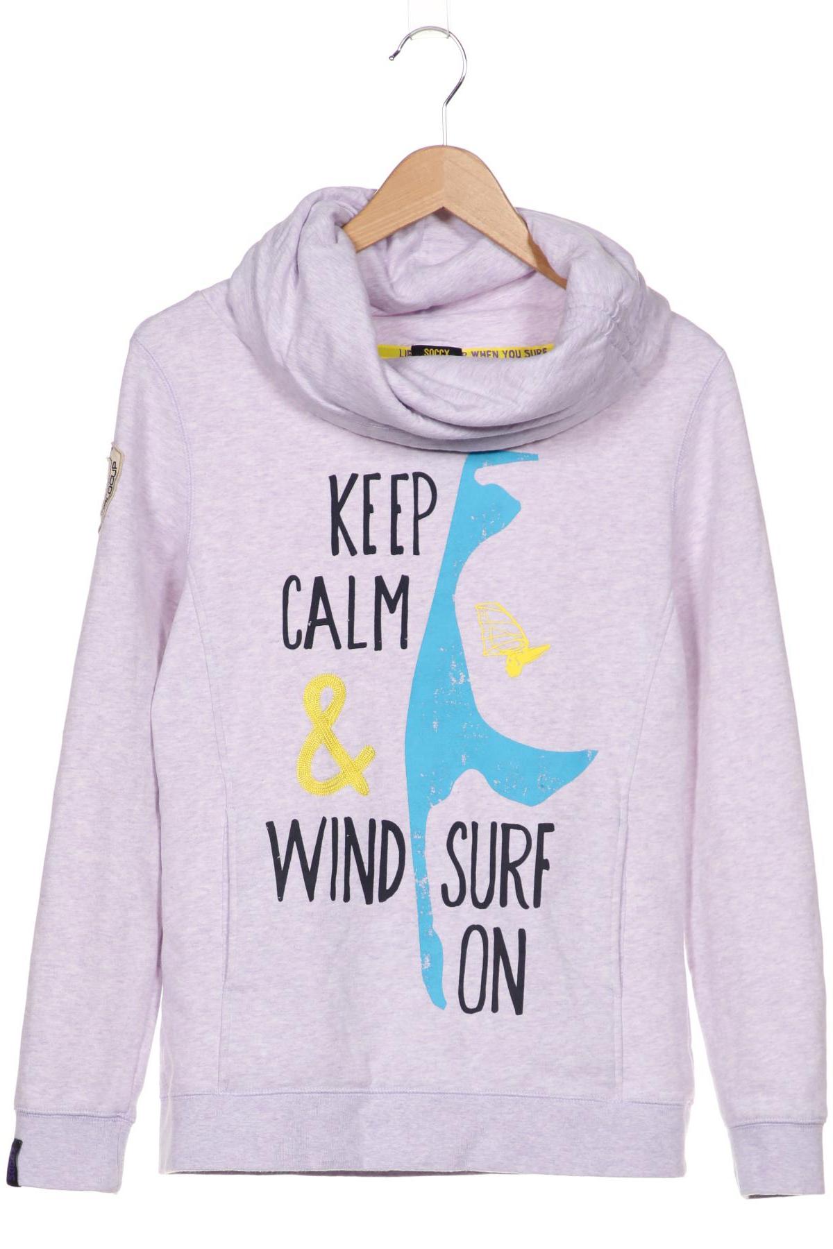 

Soccx Damen Sweatshirt, flieder, Gr. 36