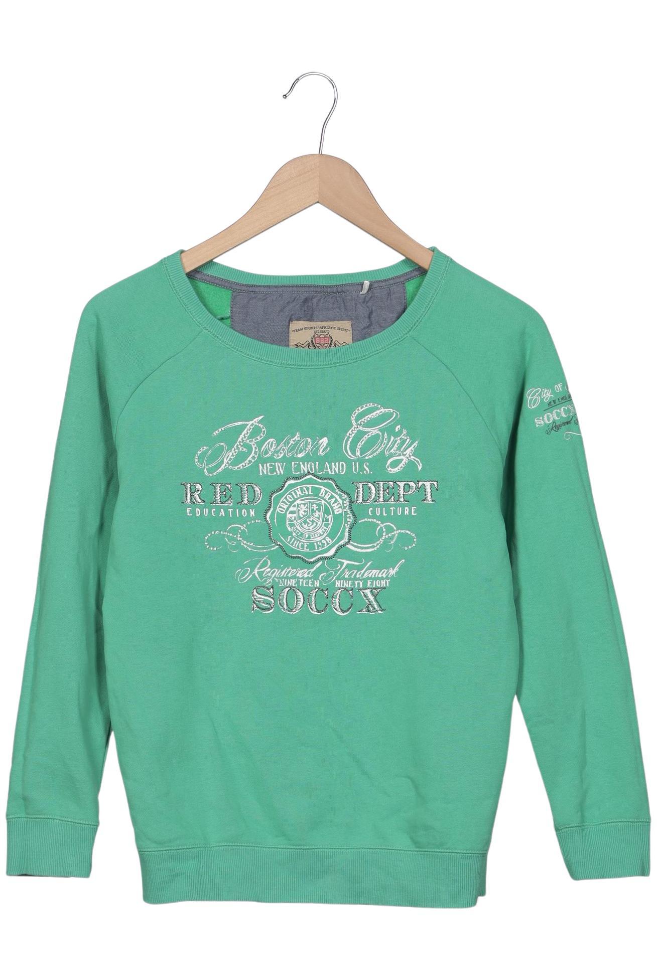 

Soccx Damen Sweatshirt, grün, Gr. 36