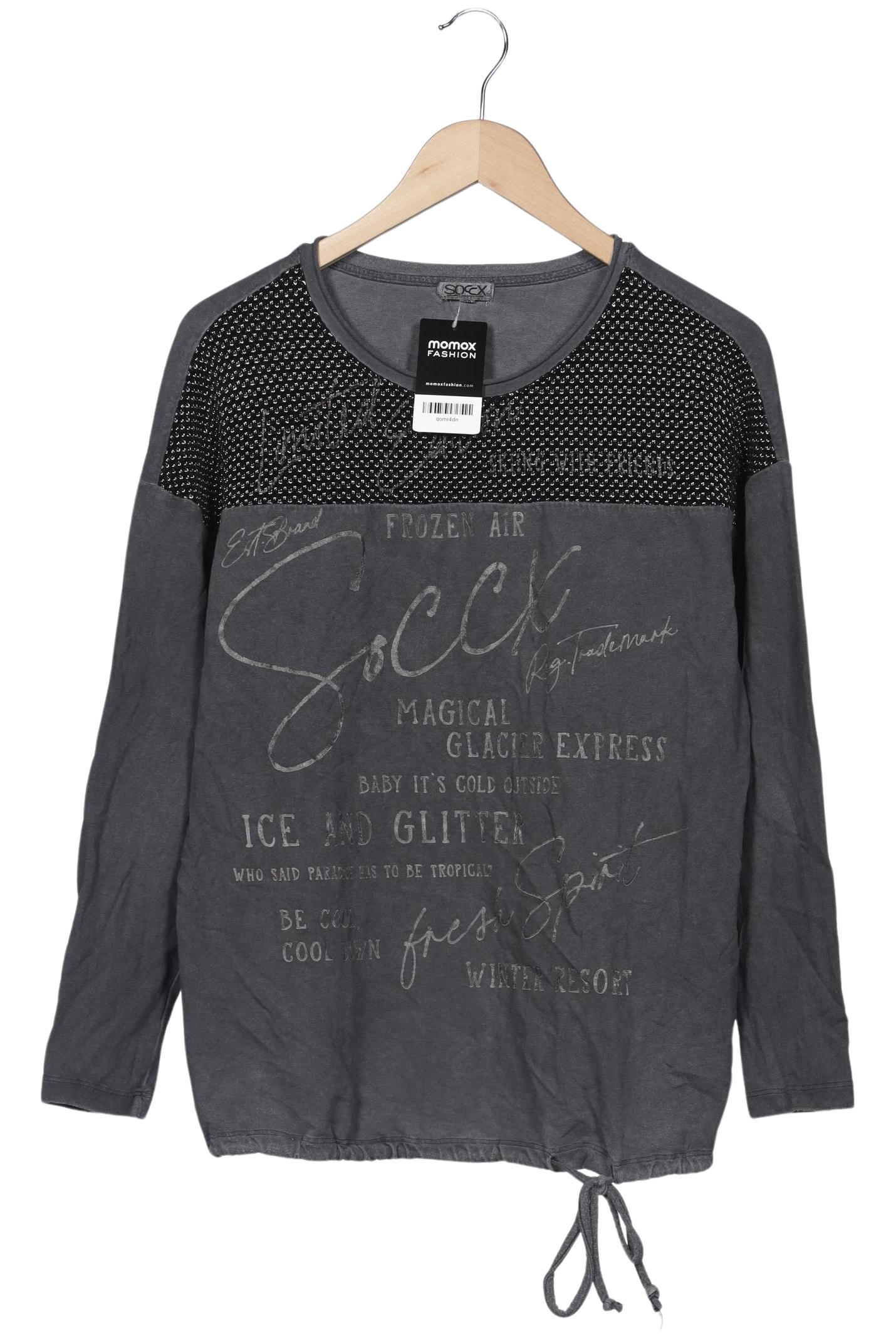 

Soccx Damen Sweatshirt, grau, Gr. 38