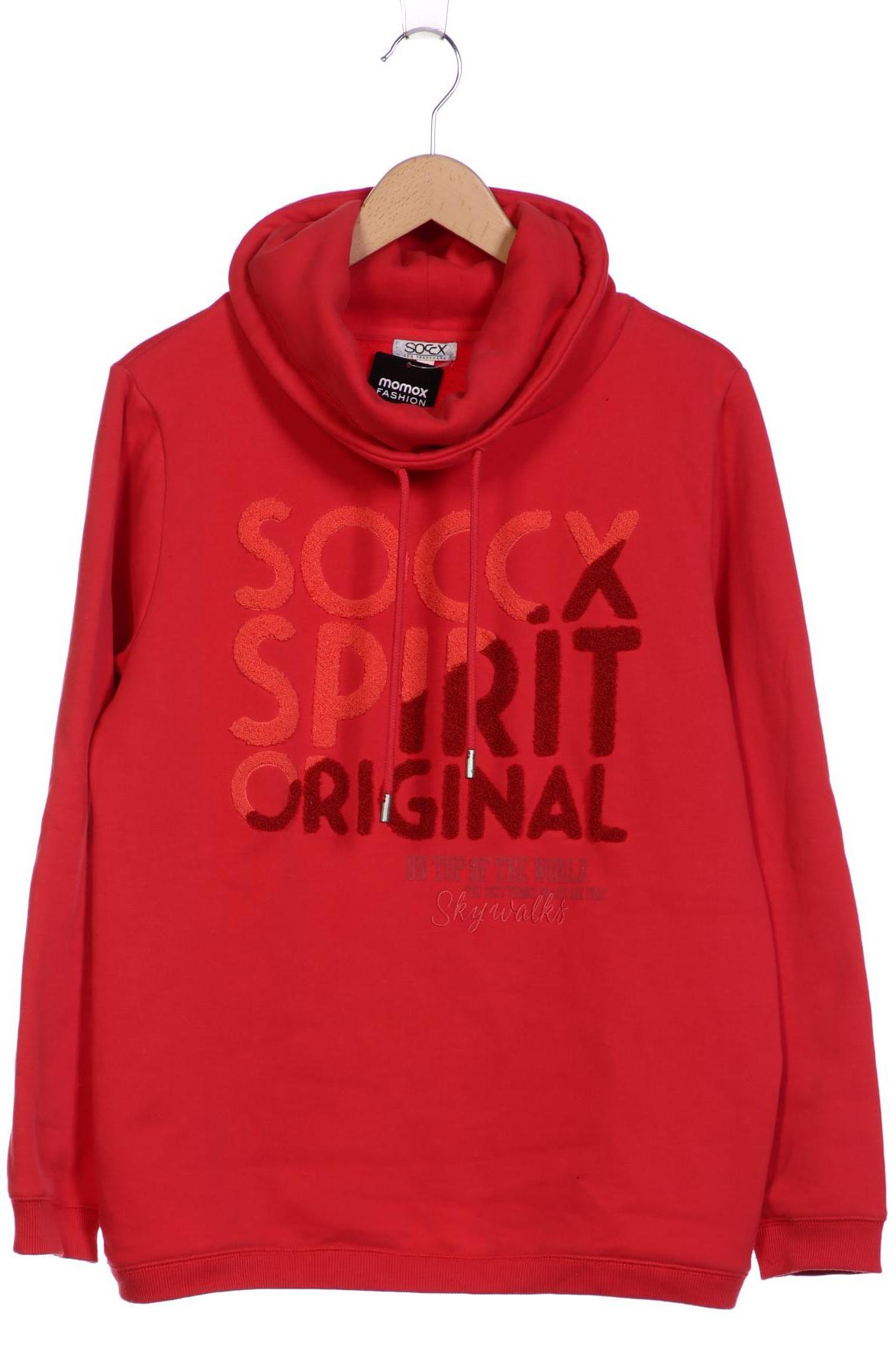 

Soccx Damen Sweatshirt, rot, Gr. 42