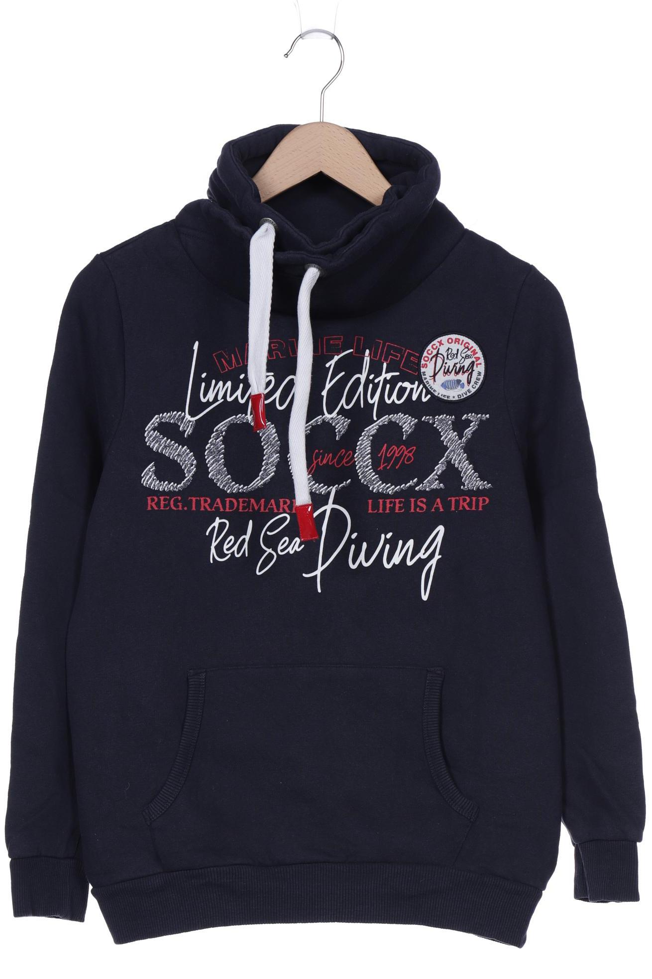

Soccx Damen Sweatshirt, marineblau, Gr. 36
