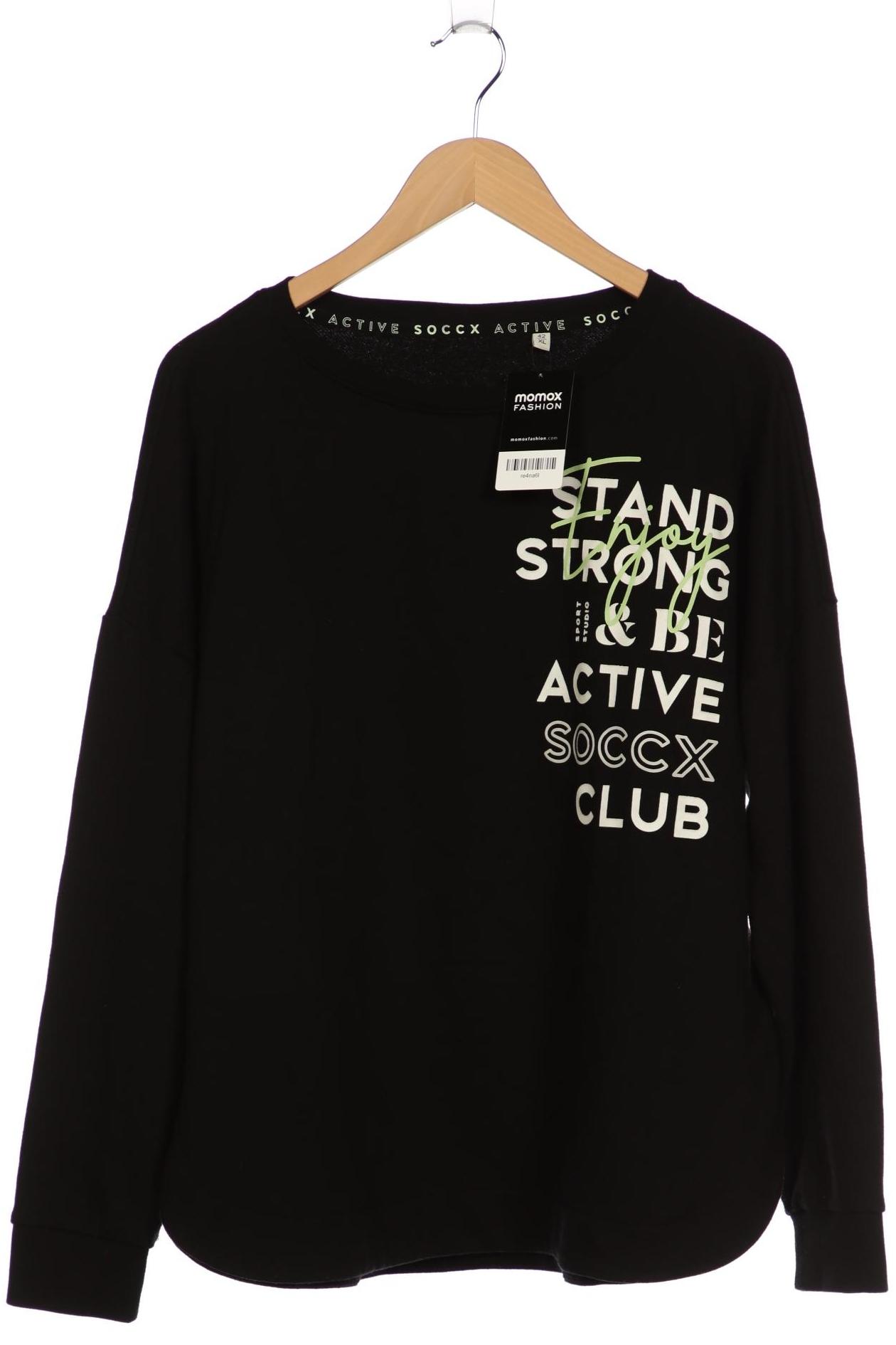 

Soccx Damen Sweatshirt, schwarz, Gr. 42