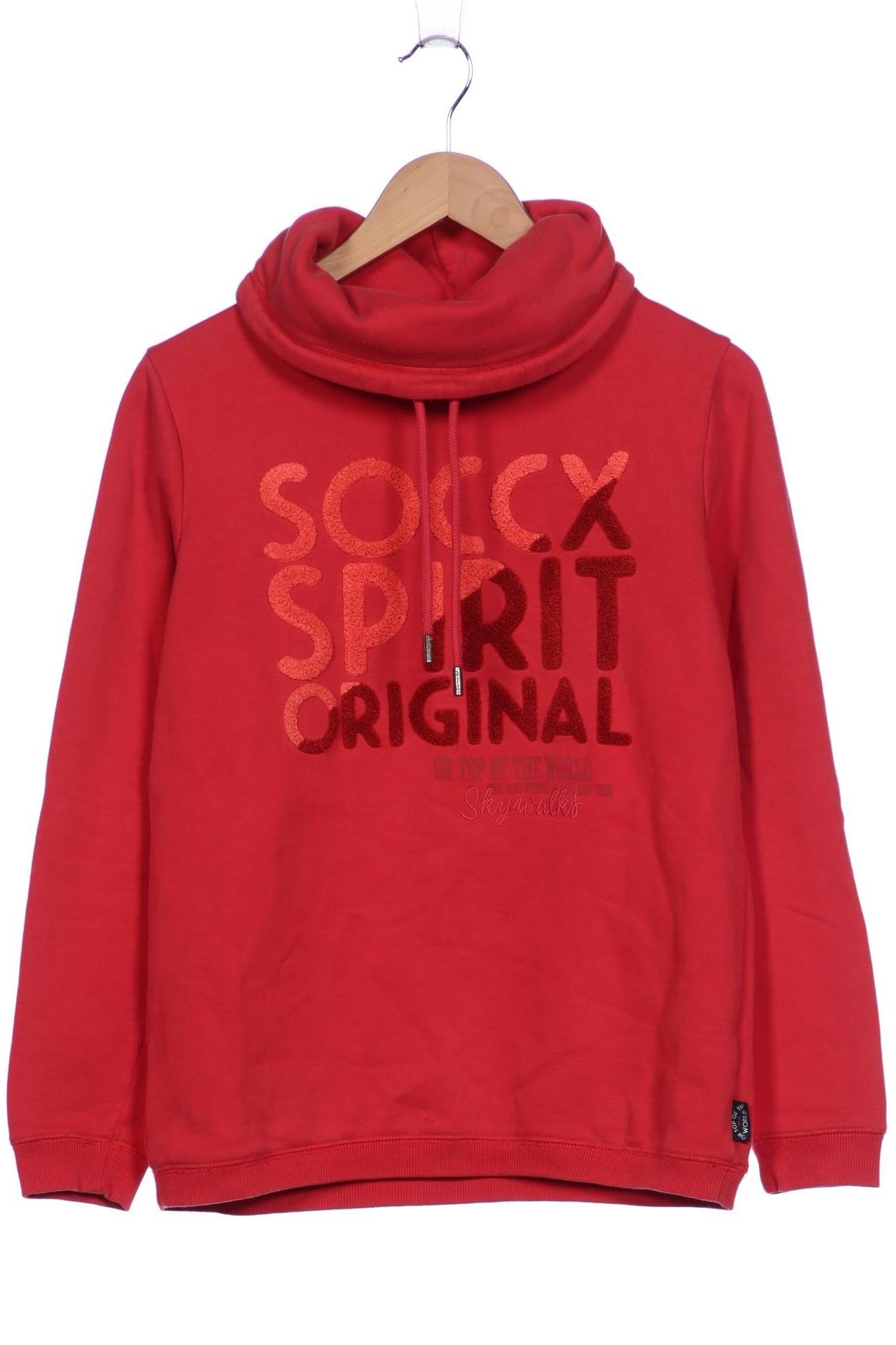 

Soccx Damen Sweatshirt, rot, Gr. 38