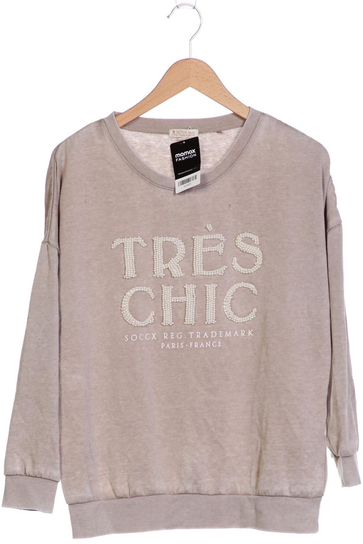 

SOCCX Damen Sweatshirt, beige