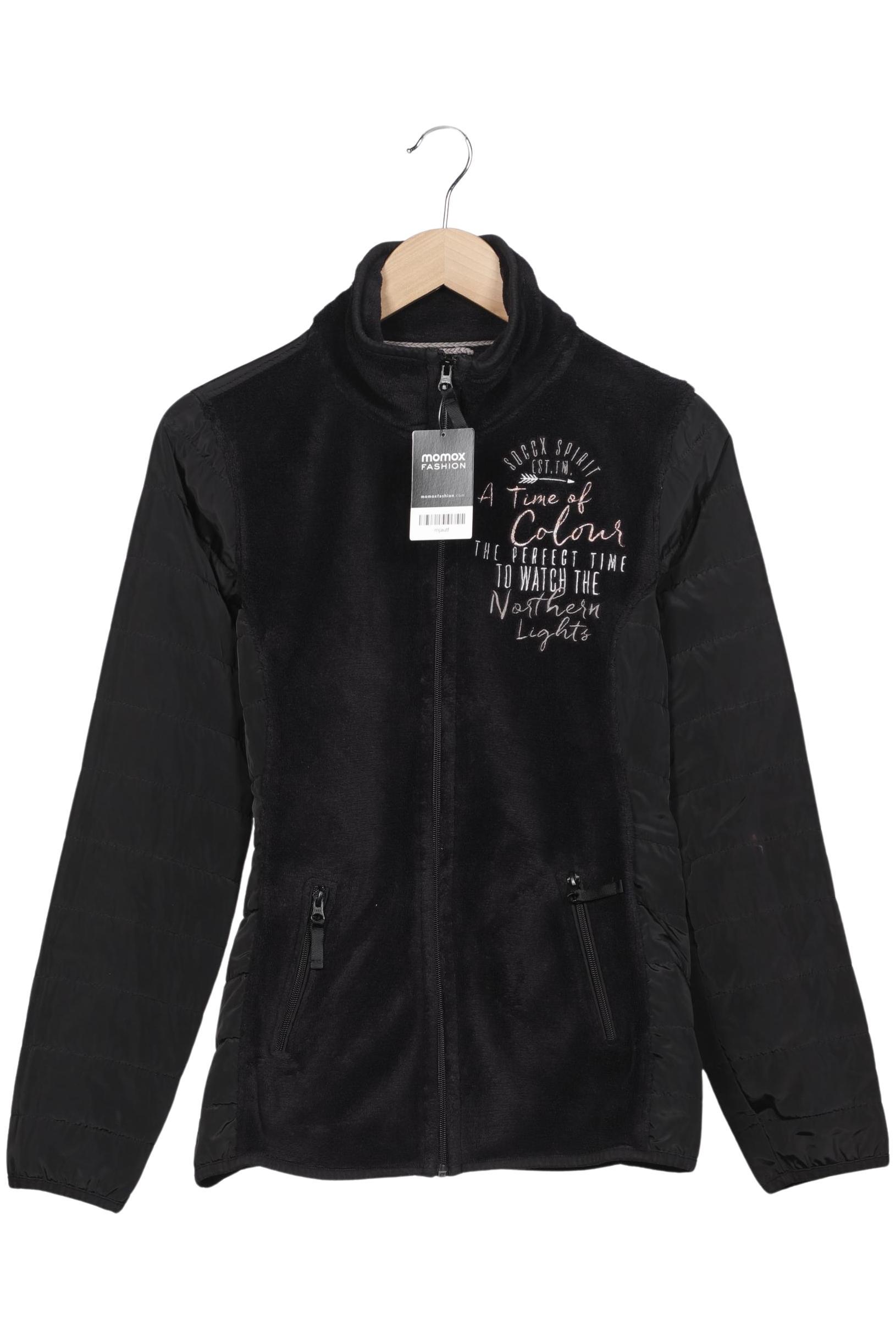 

Soccx Damen Sweatshirt, schwarz, Gr. 40