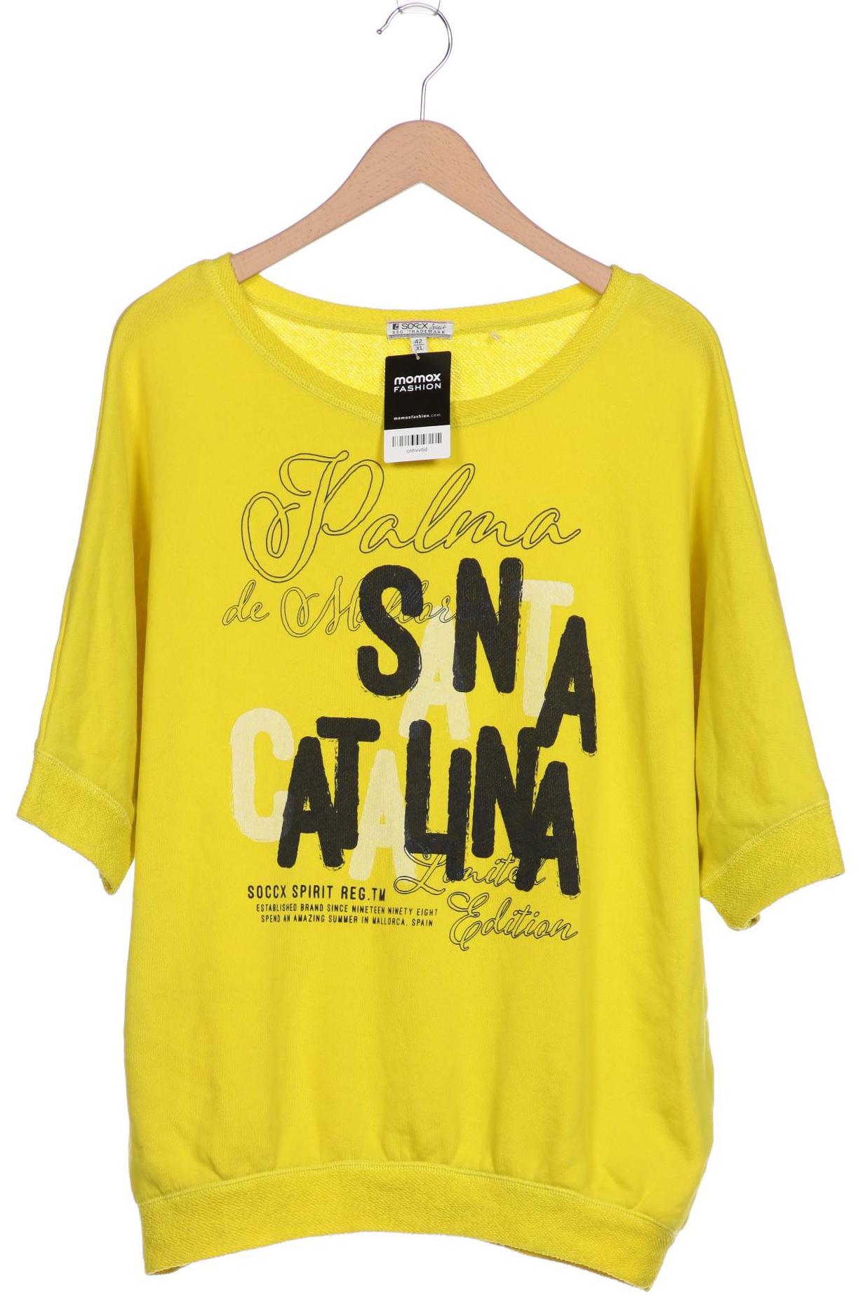 

Soccx Damen Sweatshirt, gelb, Gr. 42