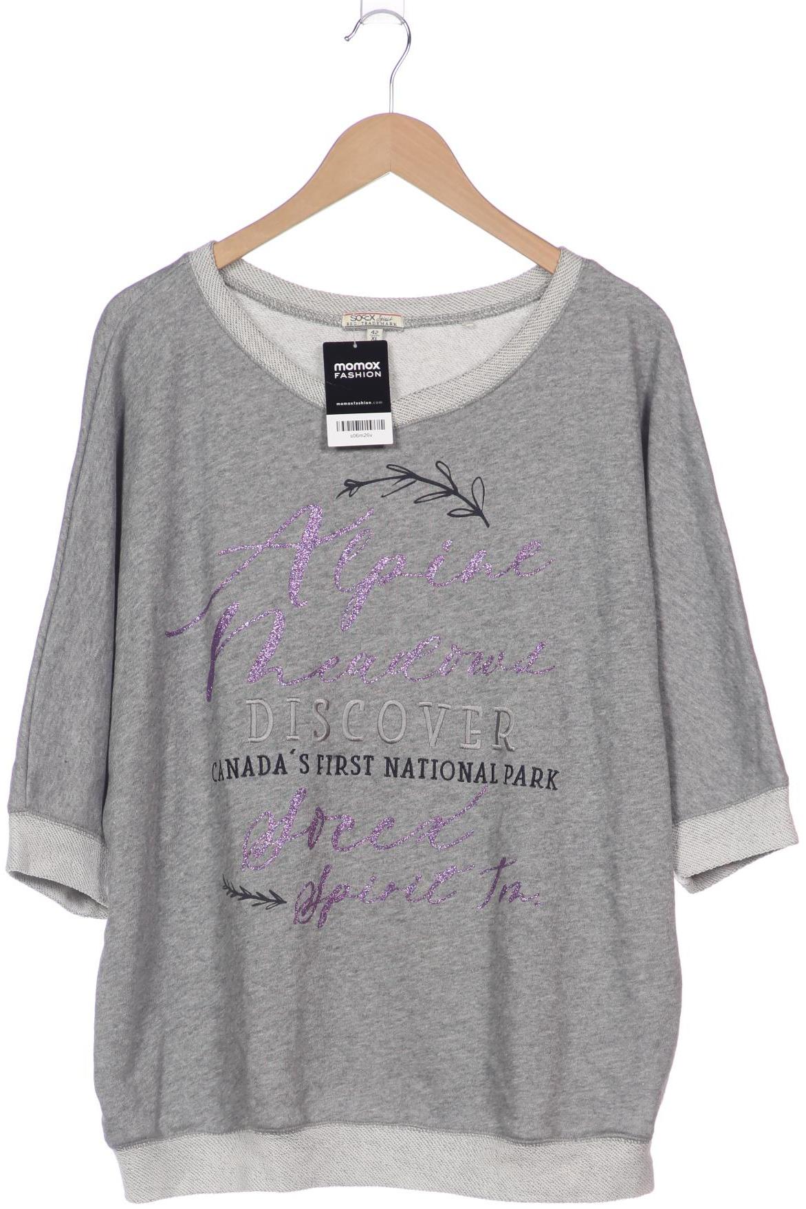 

Soccx Damen Sweatshirt, grau, Gr. 42