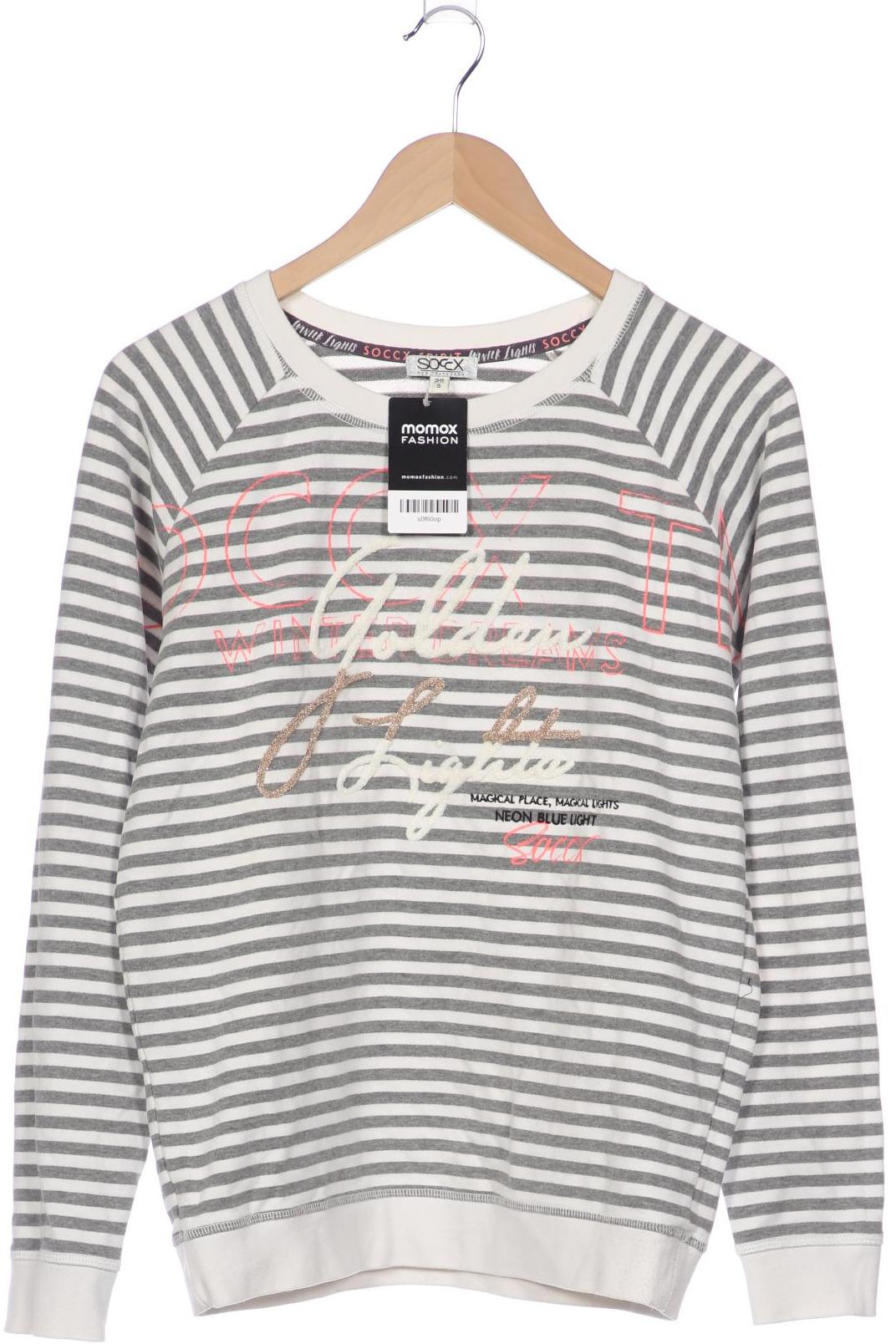 

Soccx Damen Sweatshirt, grau, Gr. 36