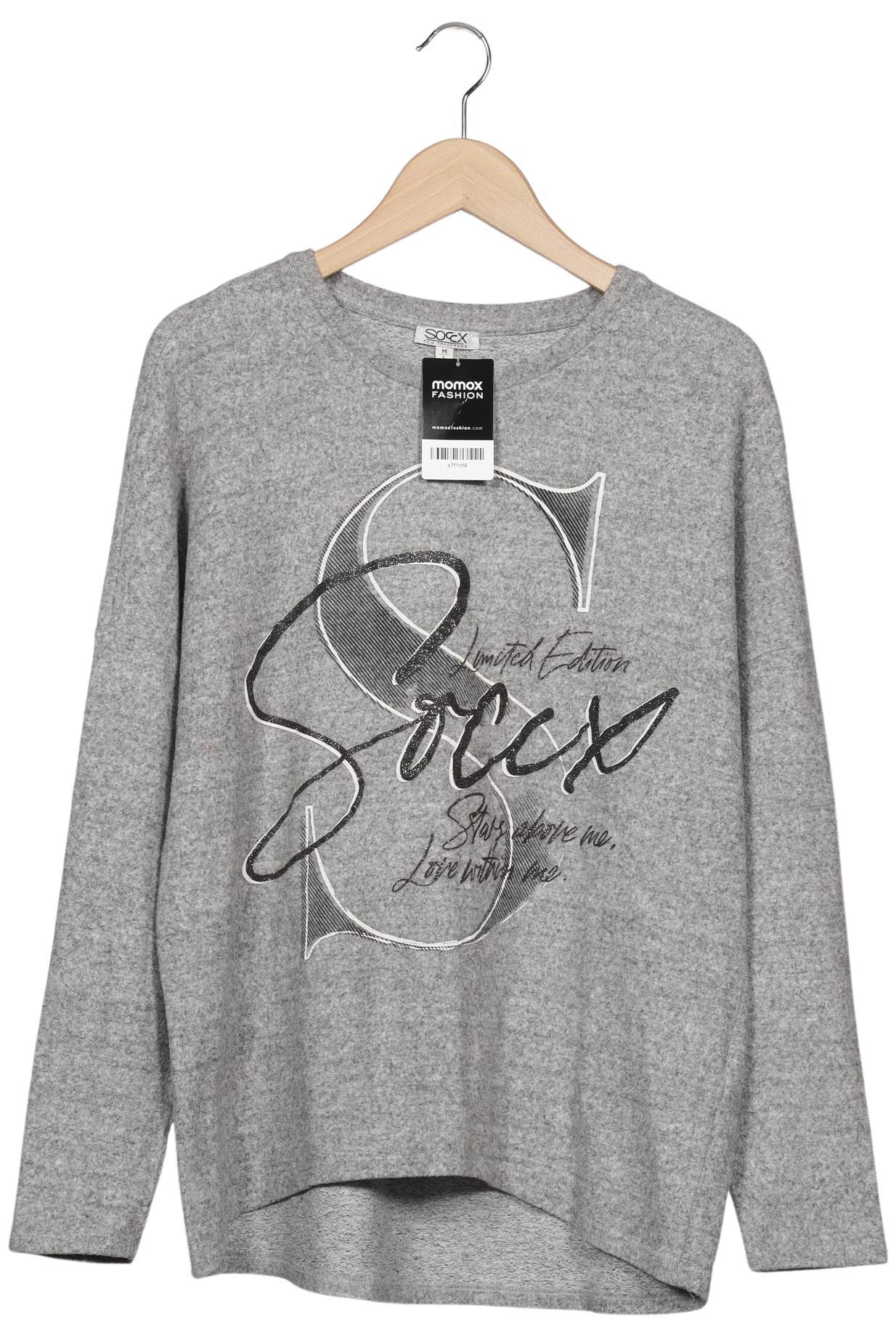 

Soccx Damen Sweatshirt, grau, Gr. 38