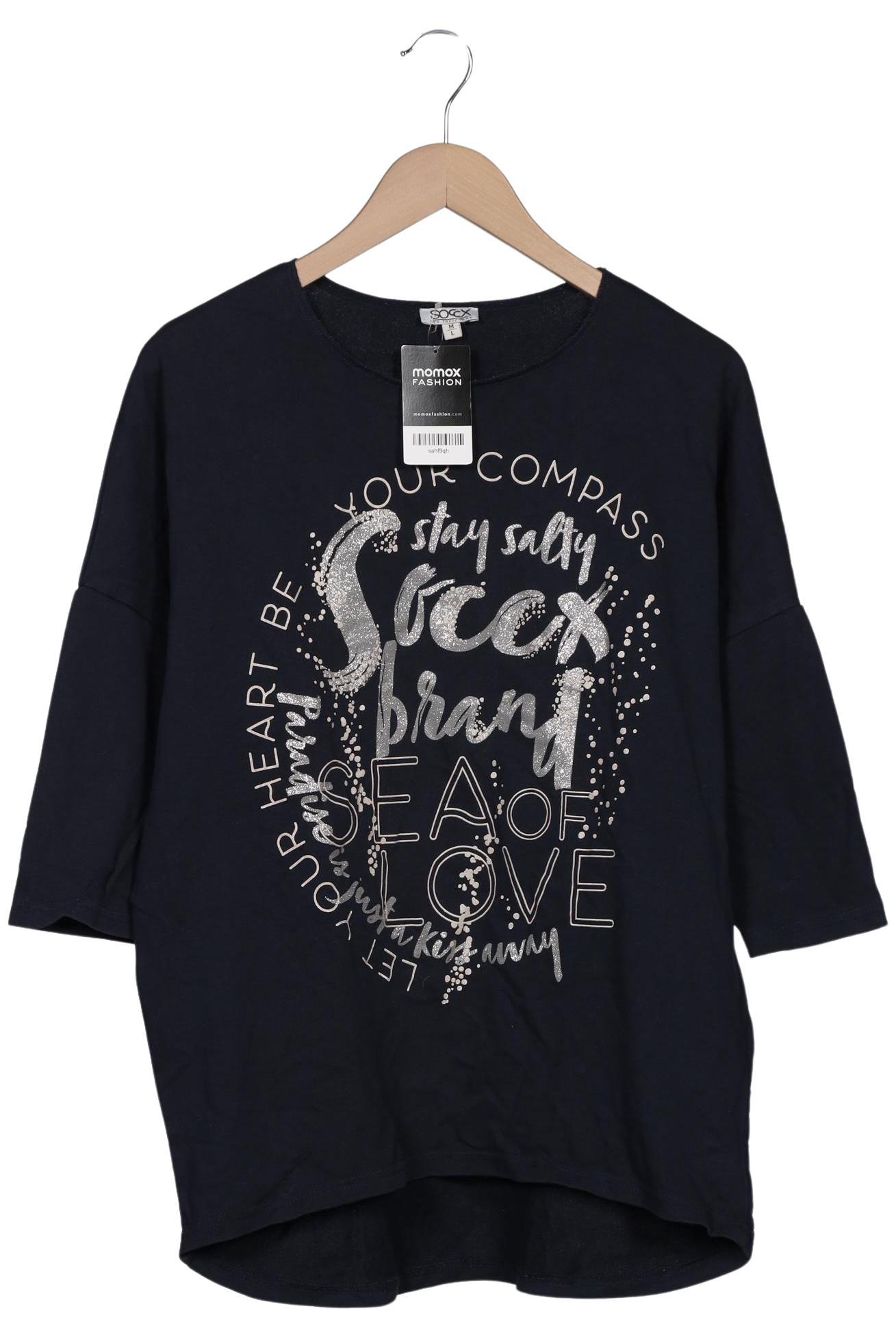 

Soccx Damen Sweatshirt, marineblau, Gr. 38