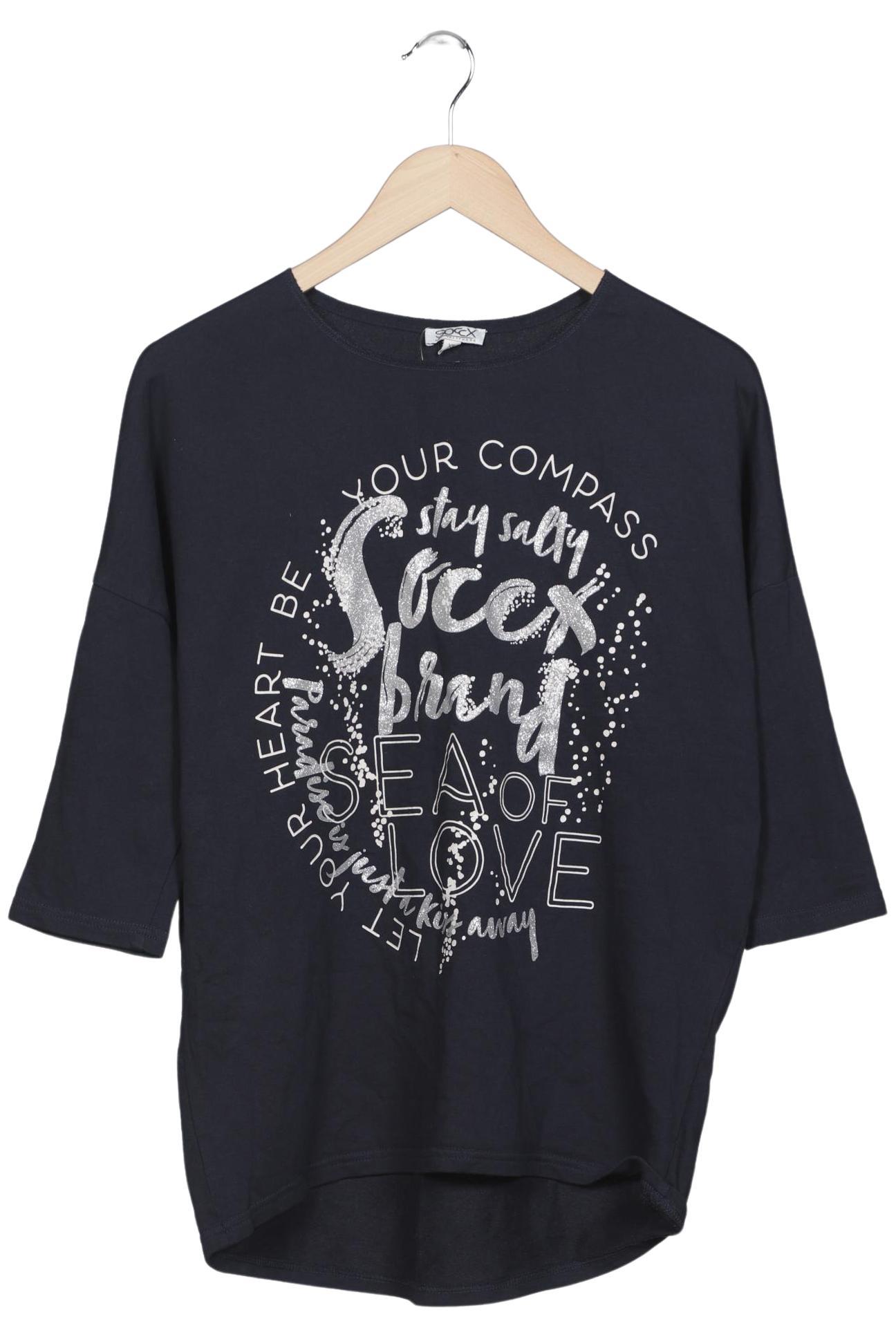 

Soccx Damen Sweatshirt, marineblau, Gr. 34