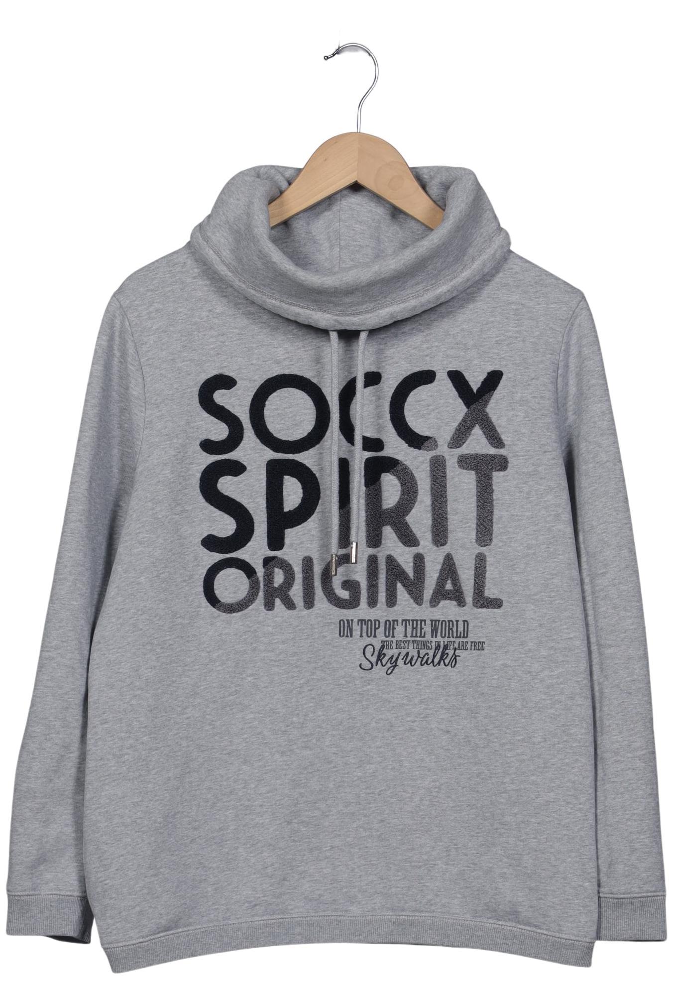 

Soccx Damen Sweatshirt, grau, Gr. 42