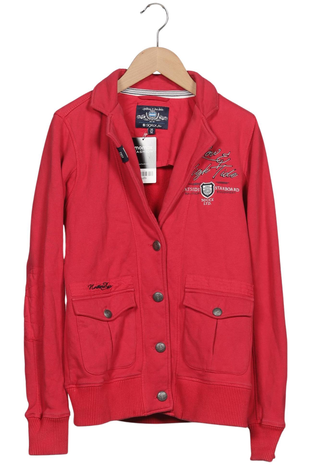 

Soccx Damen Sweatshirt, rot, Gr. 38