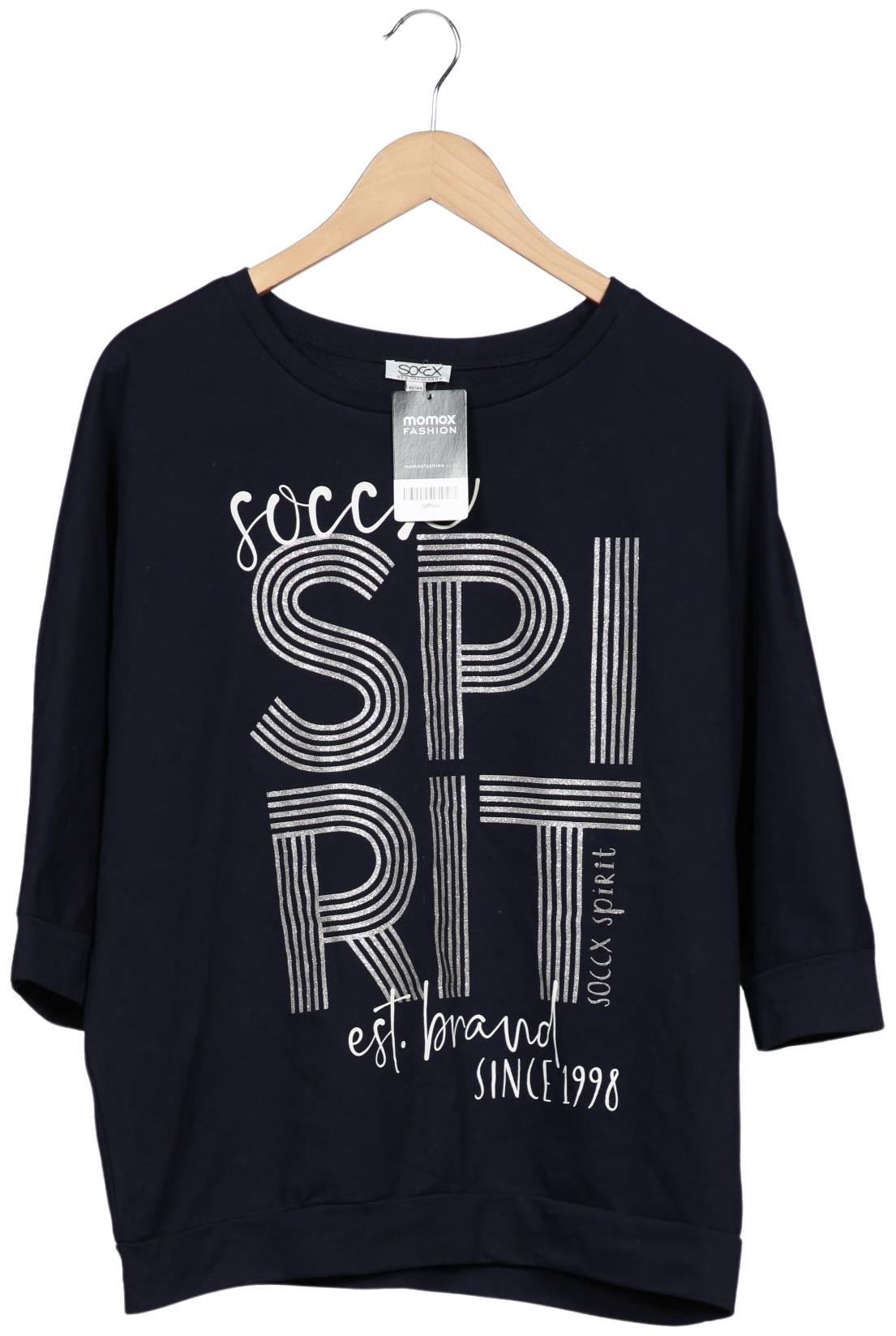 

Soccx Damen Sweatshirt, marineblau, Gr. 44