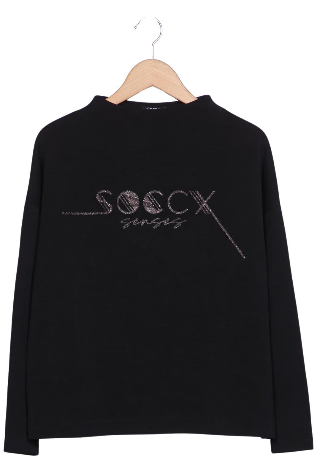 

Soccx Damen Sweatshirt, schwarz, Gr. 38
