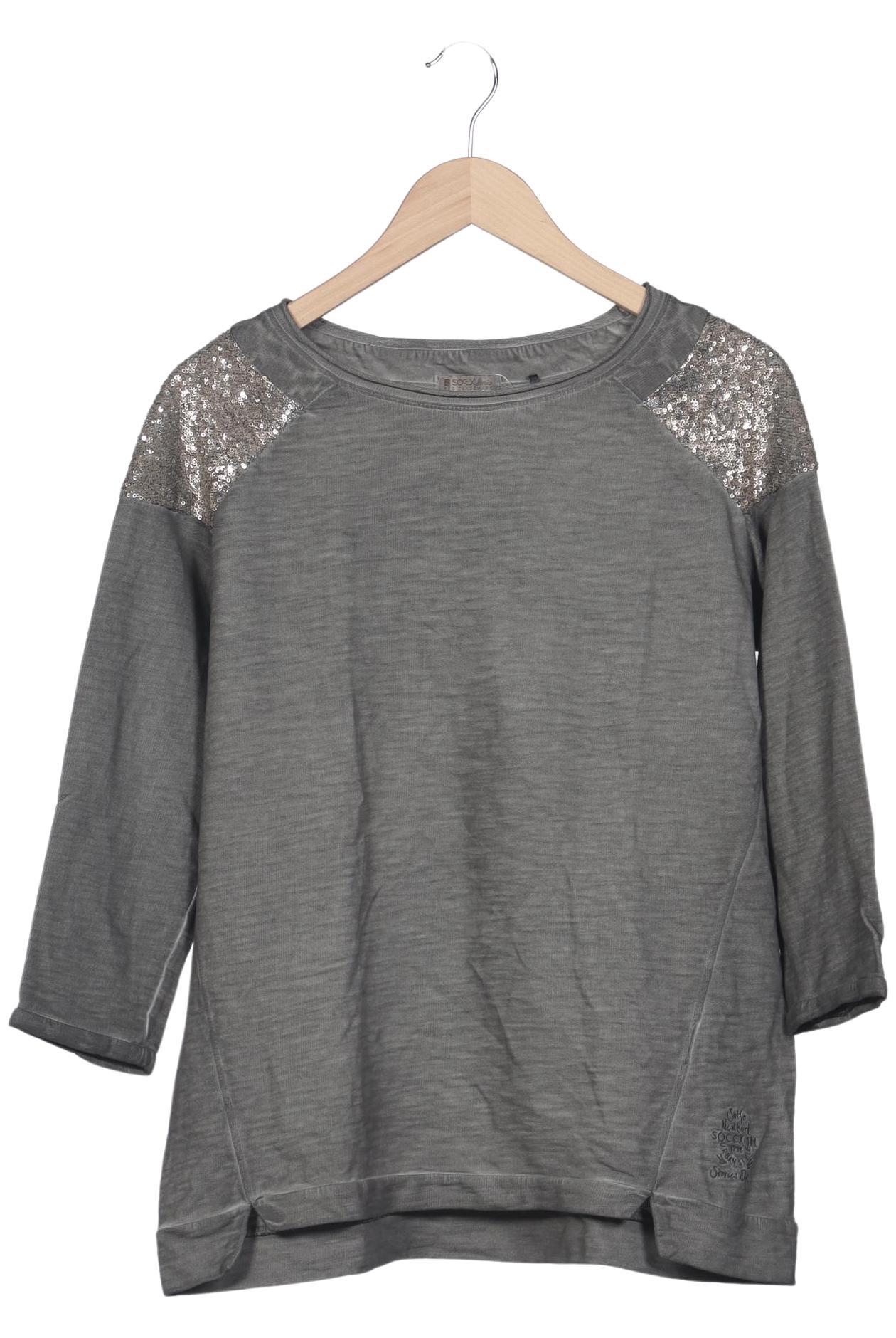 

Soccx Damen Sweatshirt, grau, Gr. 40