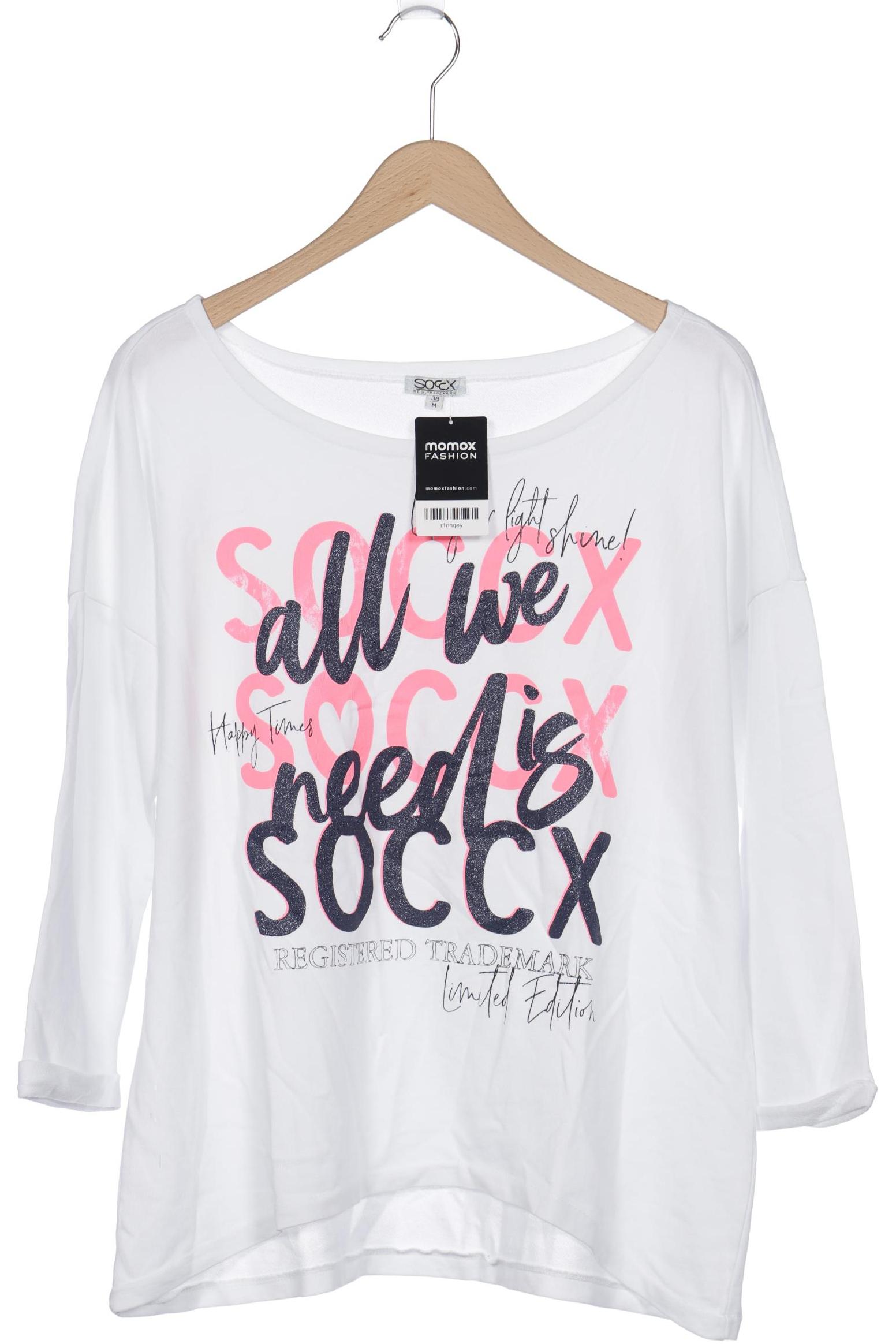 

SOCCX Damen Sweatshirt, weiß