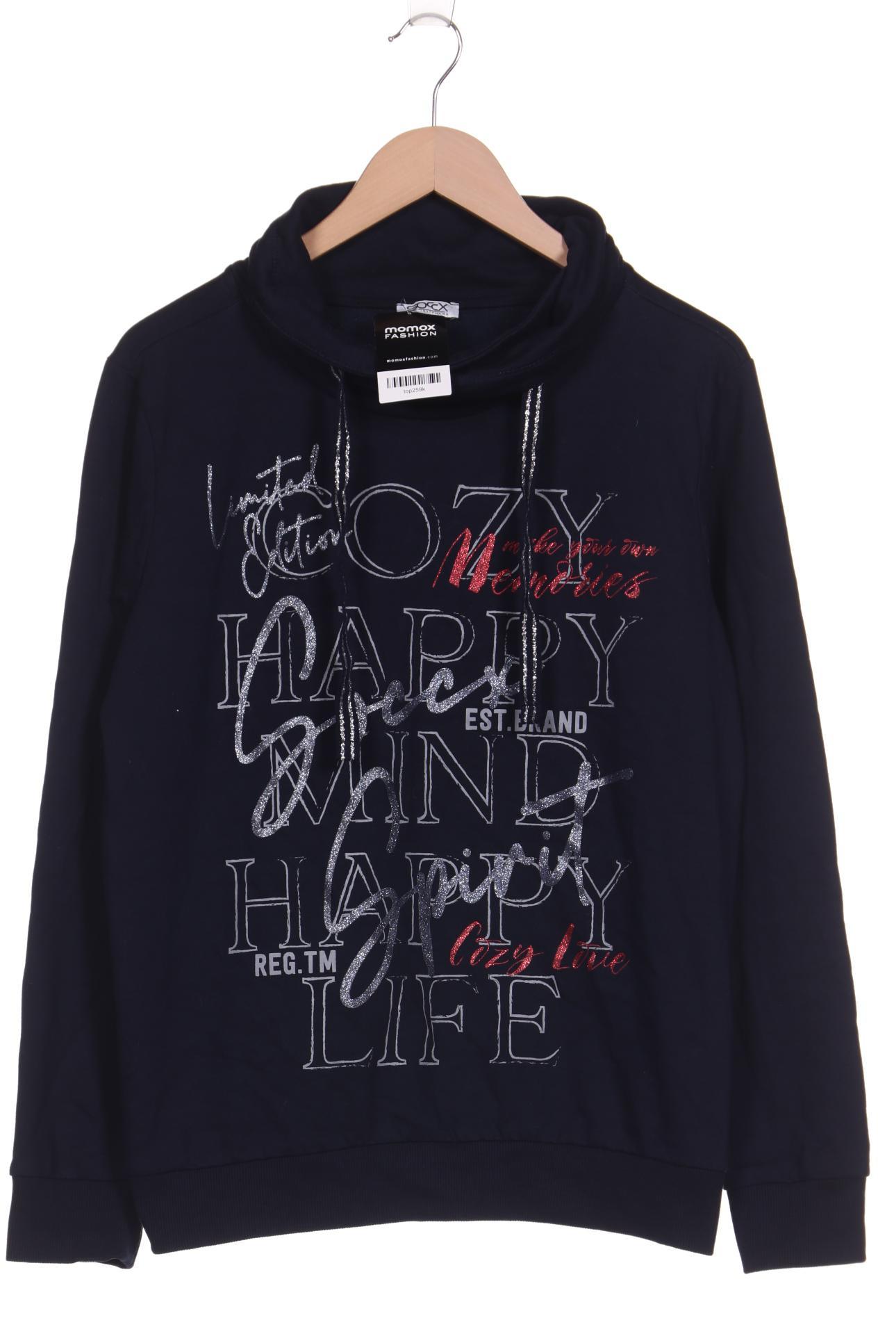 

SOCCX Damen Sweatshirt, marineblau